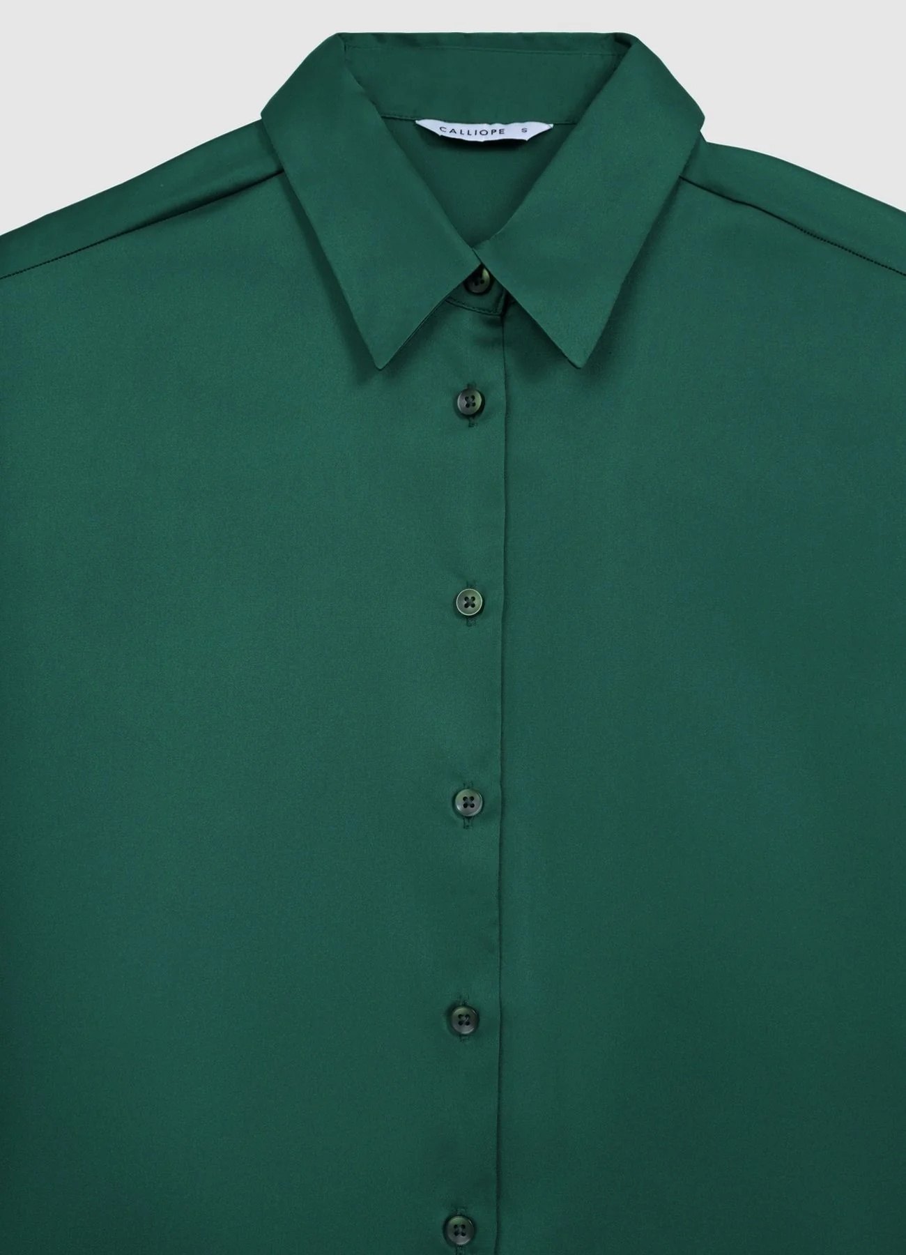Camicia classica in simil satin - Image 6