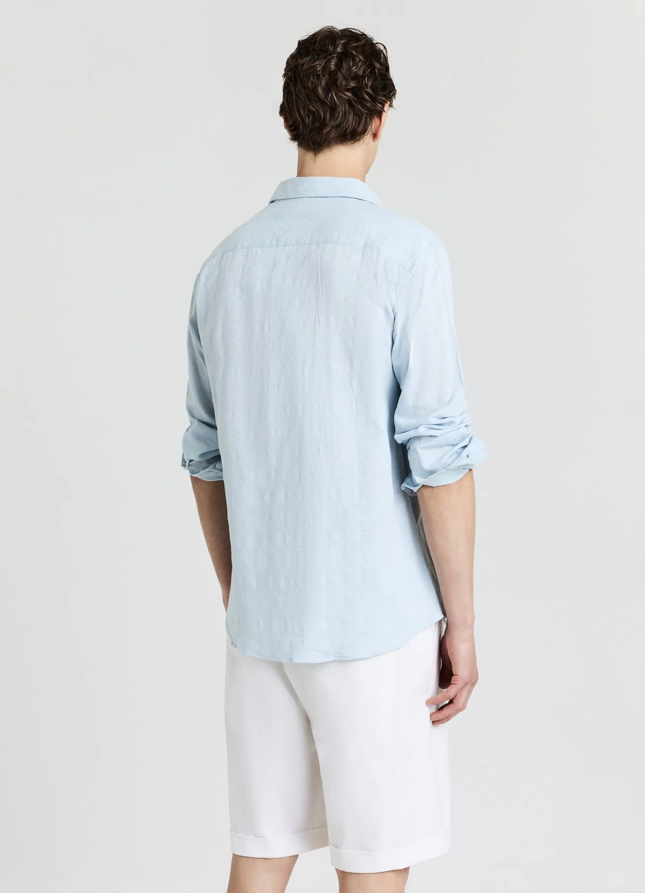Camicia classica lavorazione devorè