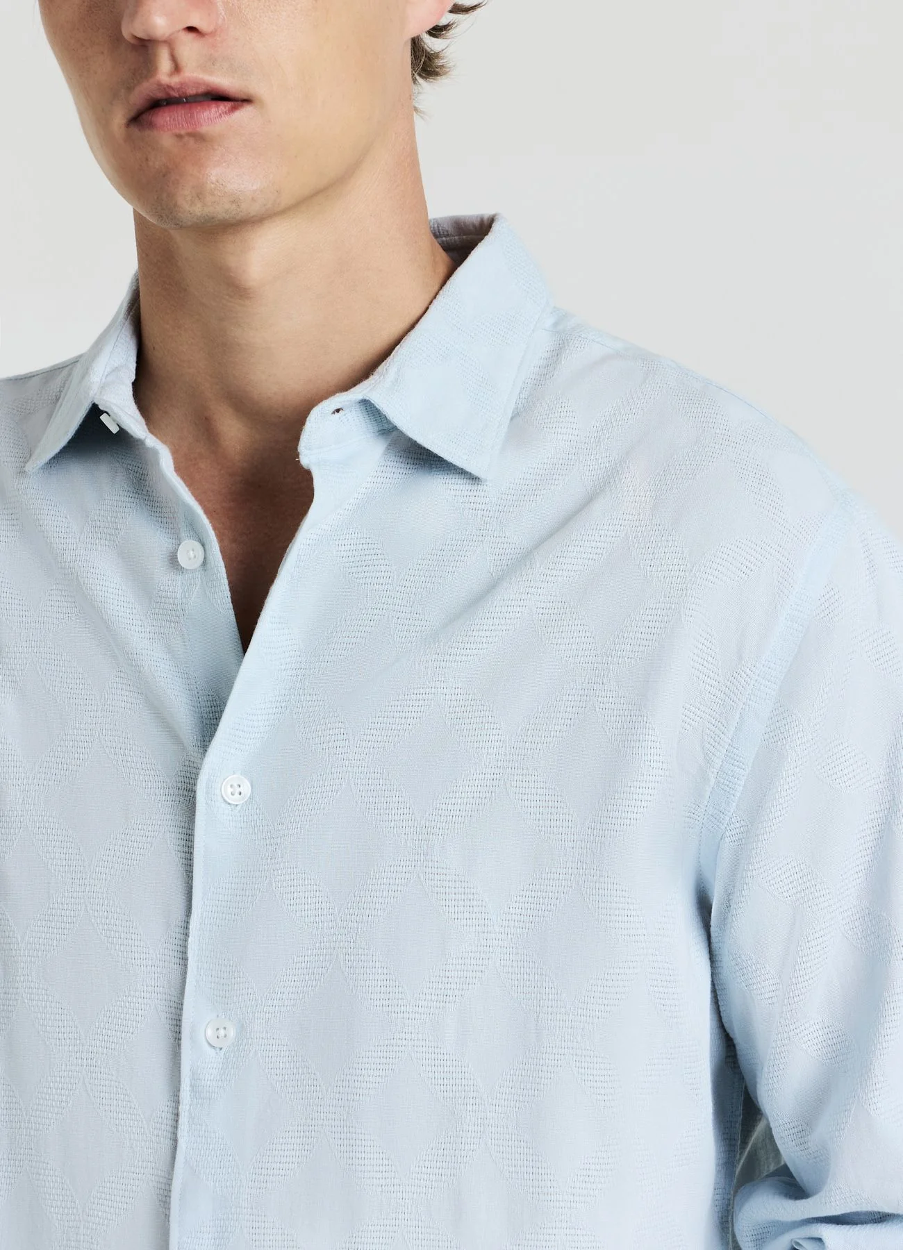 Camicia classica lavorazione devorè - Image 2