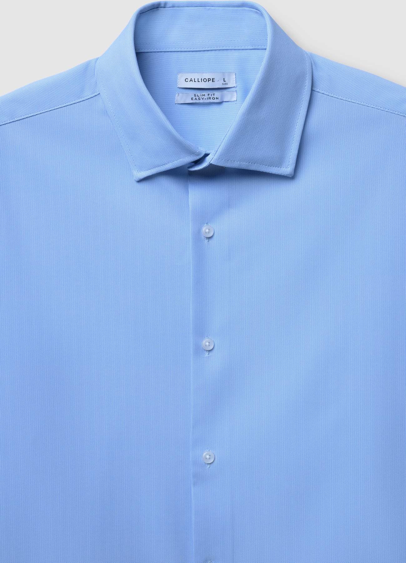 Camicia classica microfantasia pois - Image 6