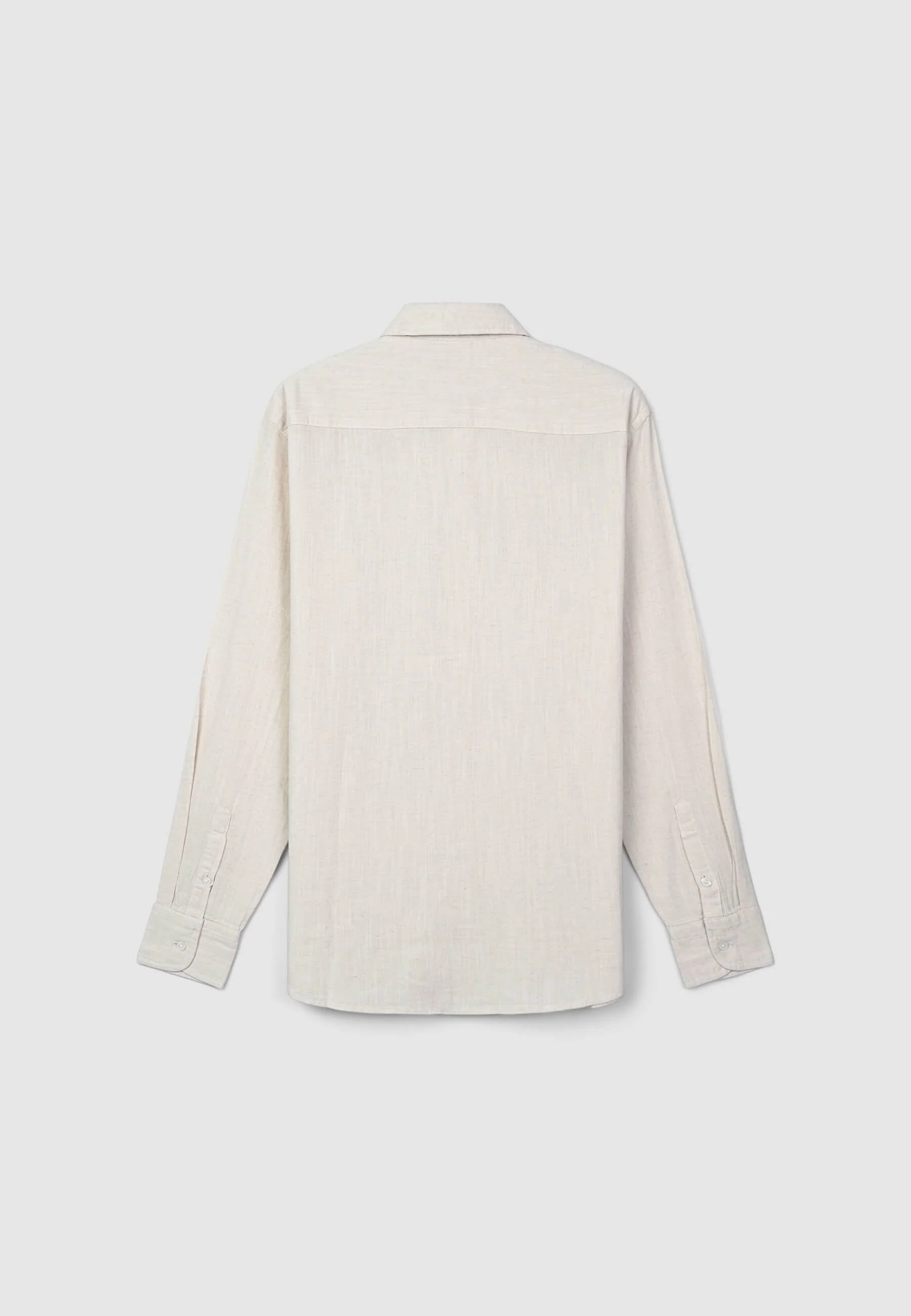 Camicia classica misto lino - Image 4