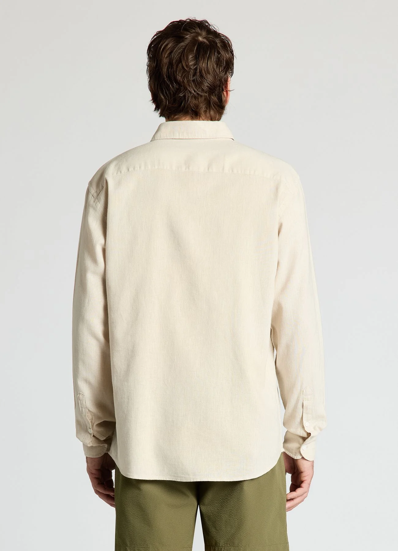 Camicia classica misto lino - Image 2