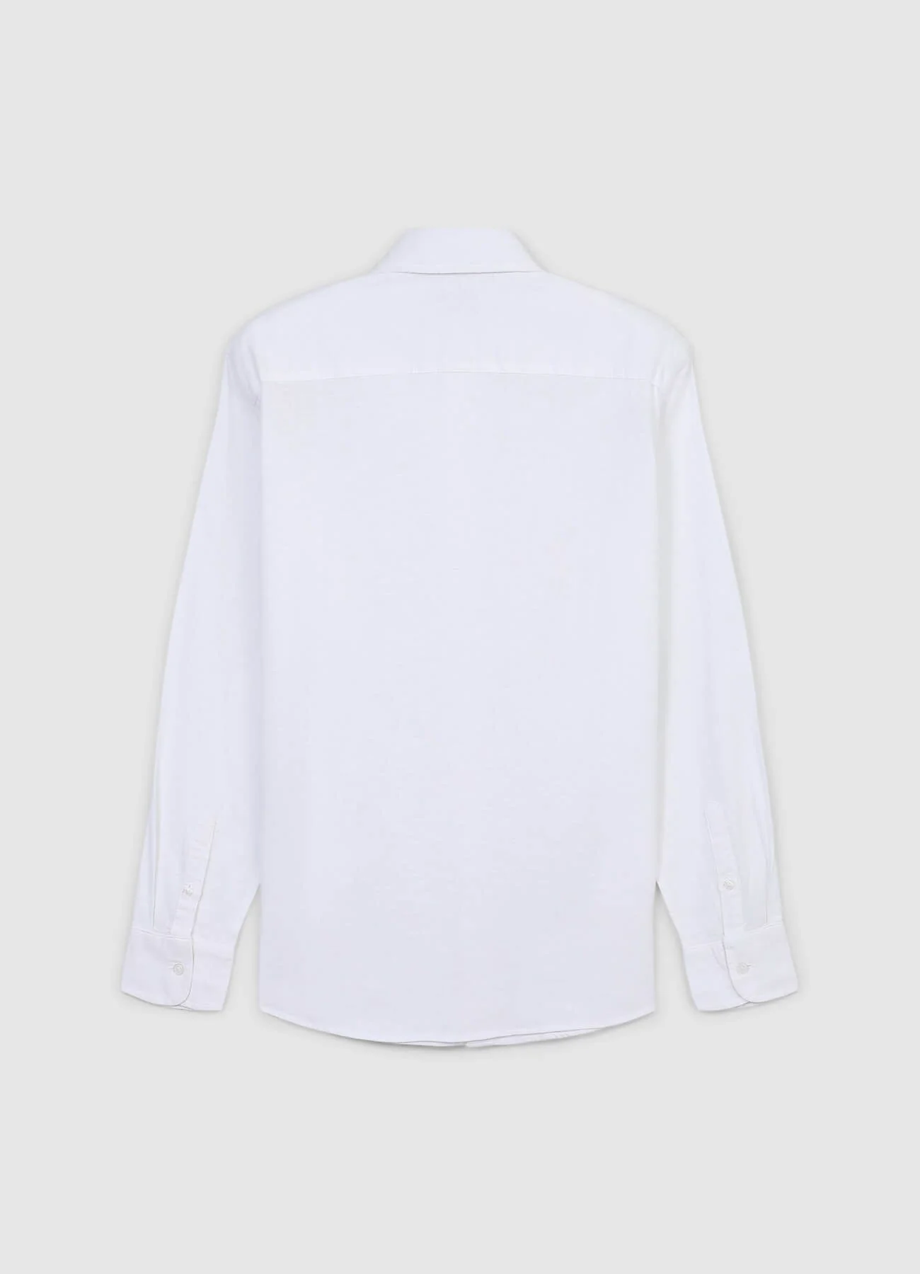 Camicia classica misto lino - Image 6