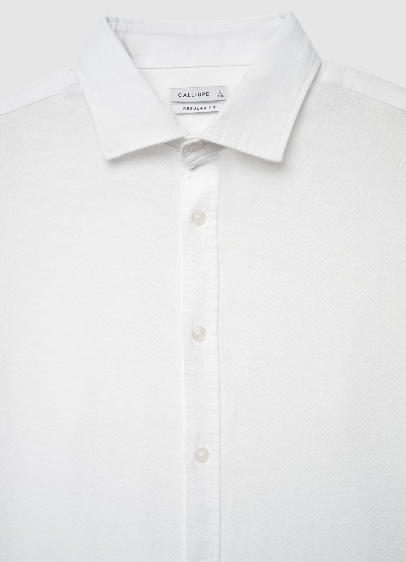 Camicia classica misto lino - Image 6