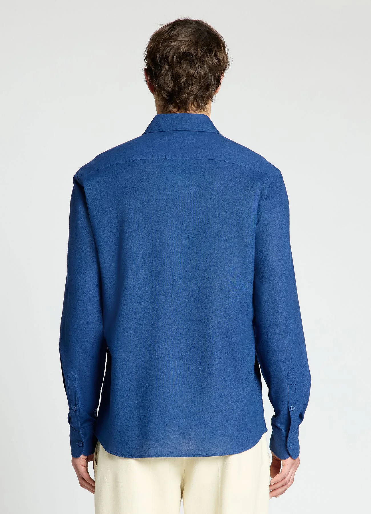 Camicia classica misto lino - Image 3