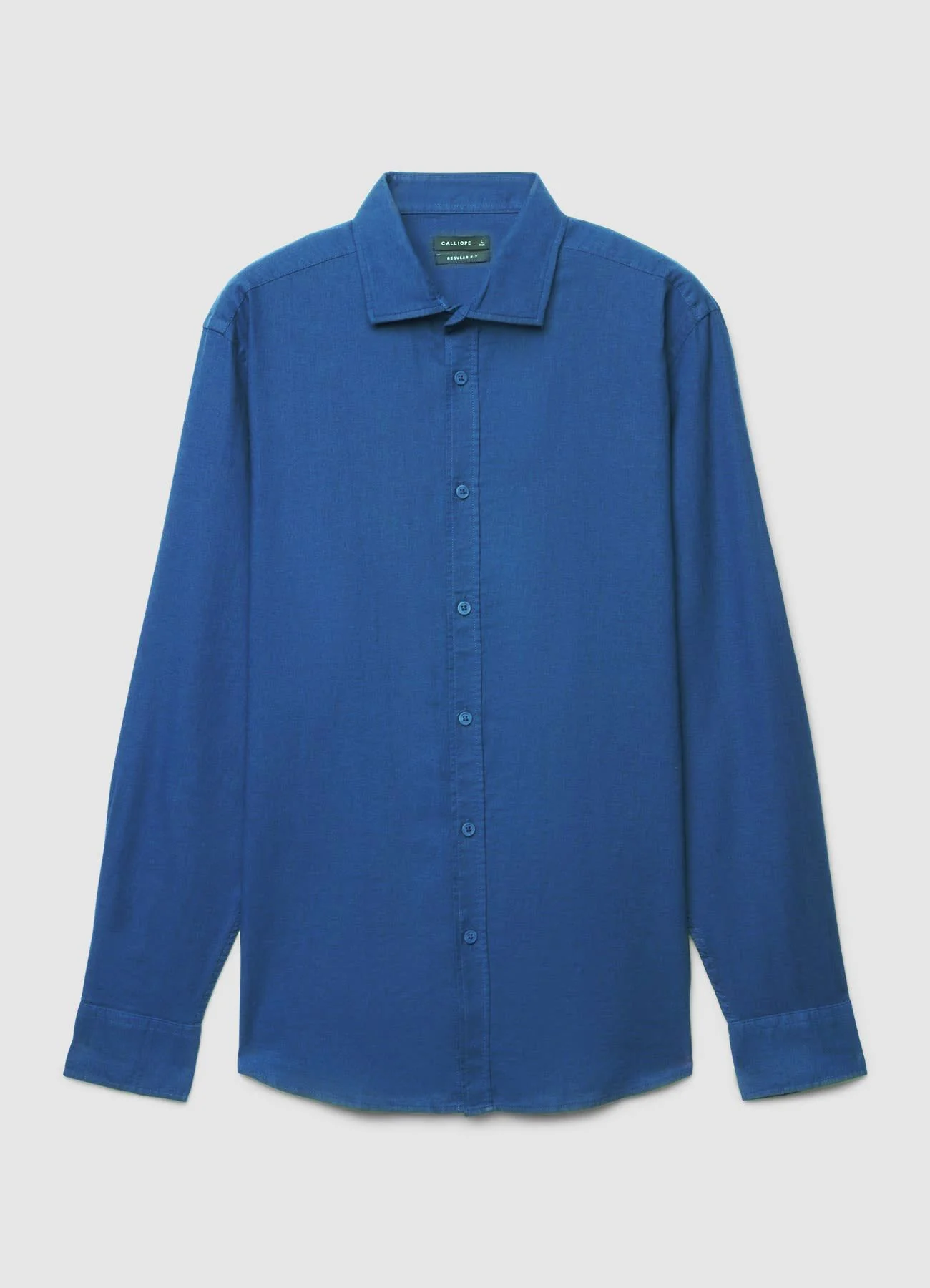 Camicia classica misto lino - Image 4