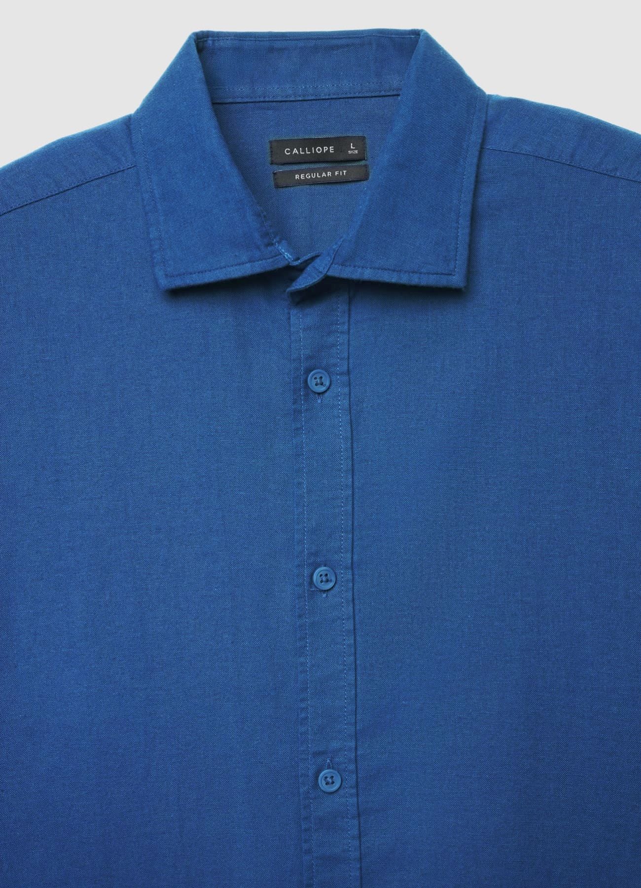 Camicia classica misto lino - Image 6
