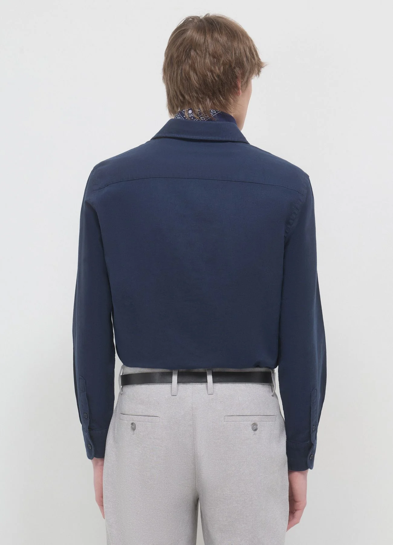 Camicia classica misto lino - Image 2