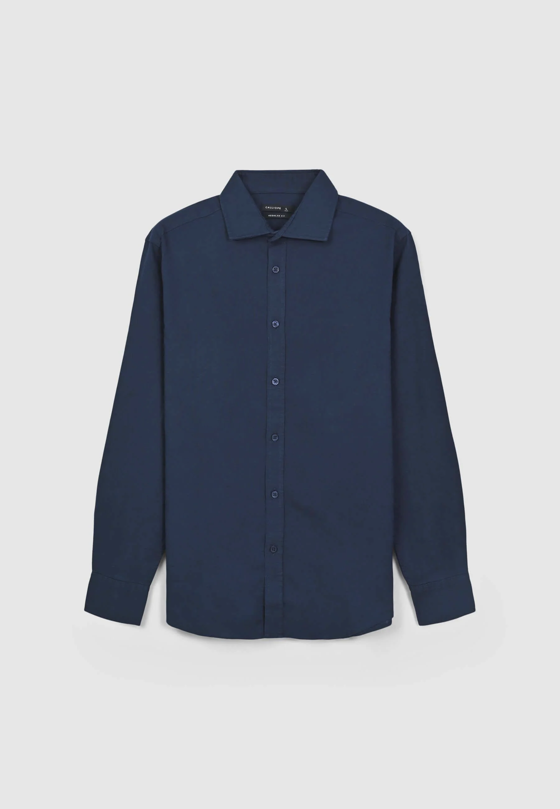 Camicia classica misto lino - Image 4