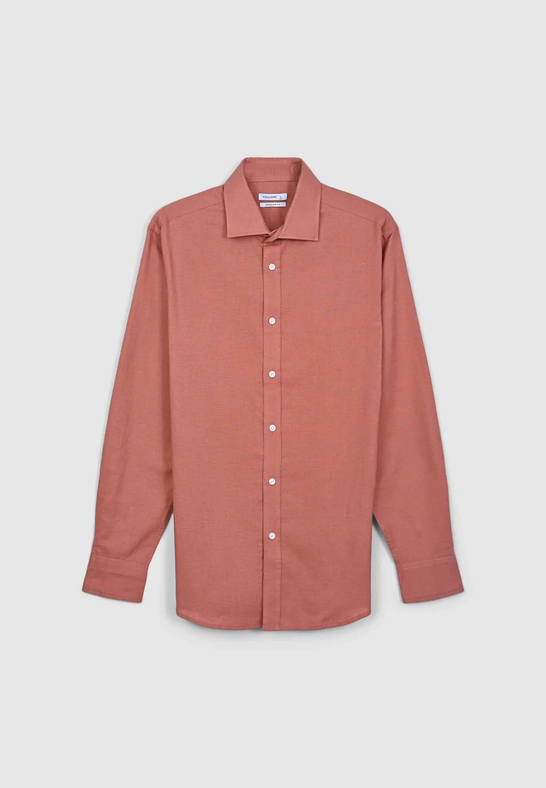Camicia classica misto lino - Image 4