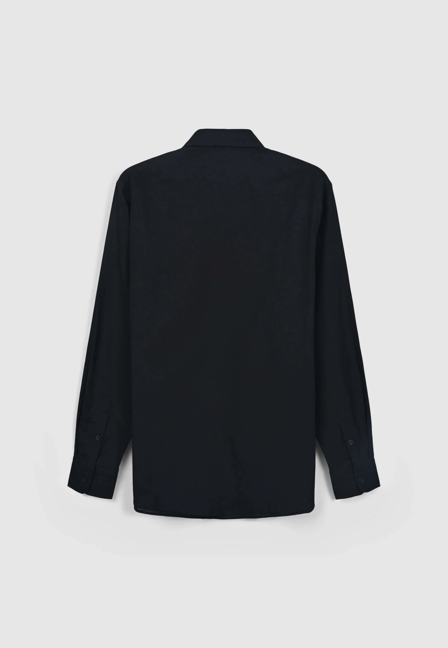 Camicia classica misto lino - Image 4