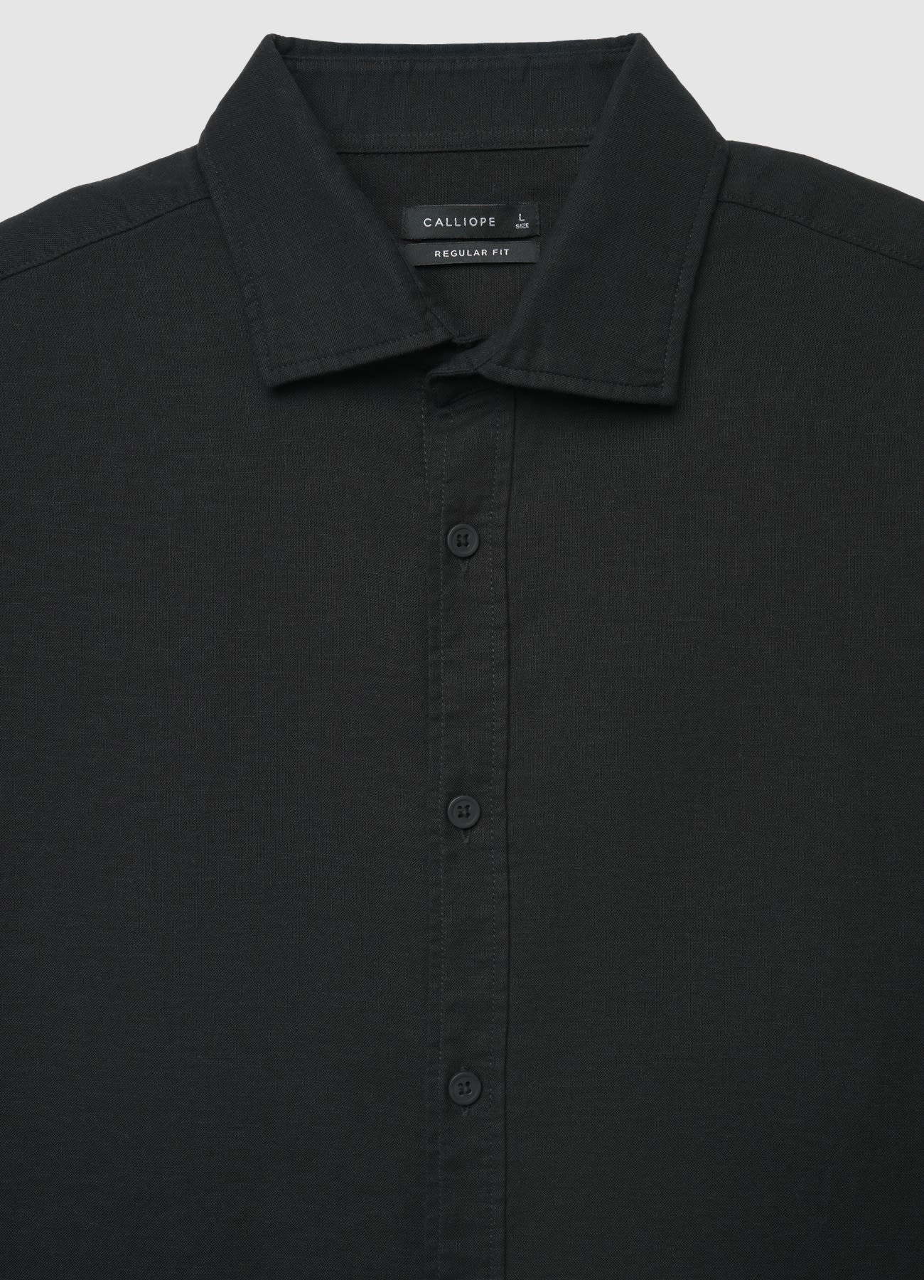 Camicia classica misto lino - Image 6