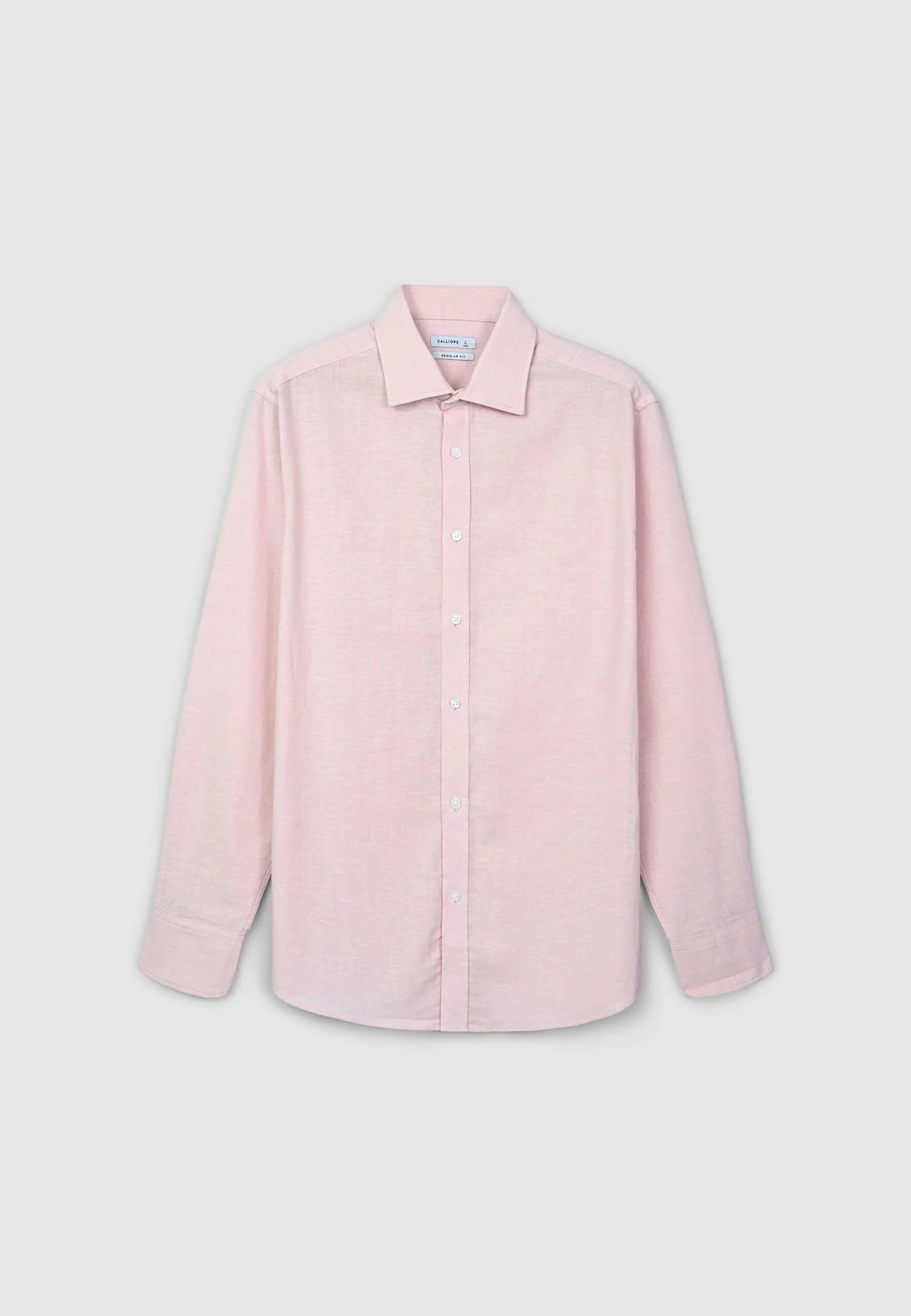Camicia classica misto lino - Image 6