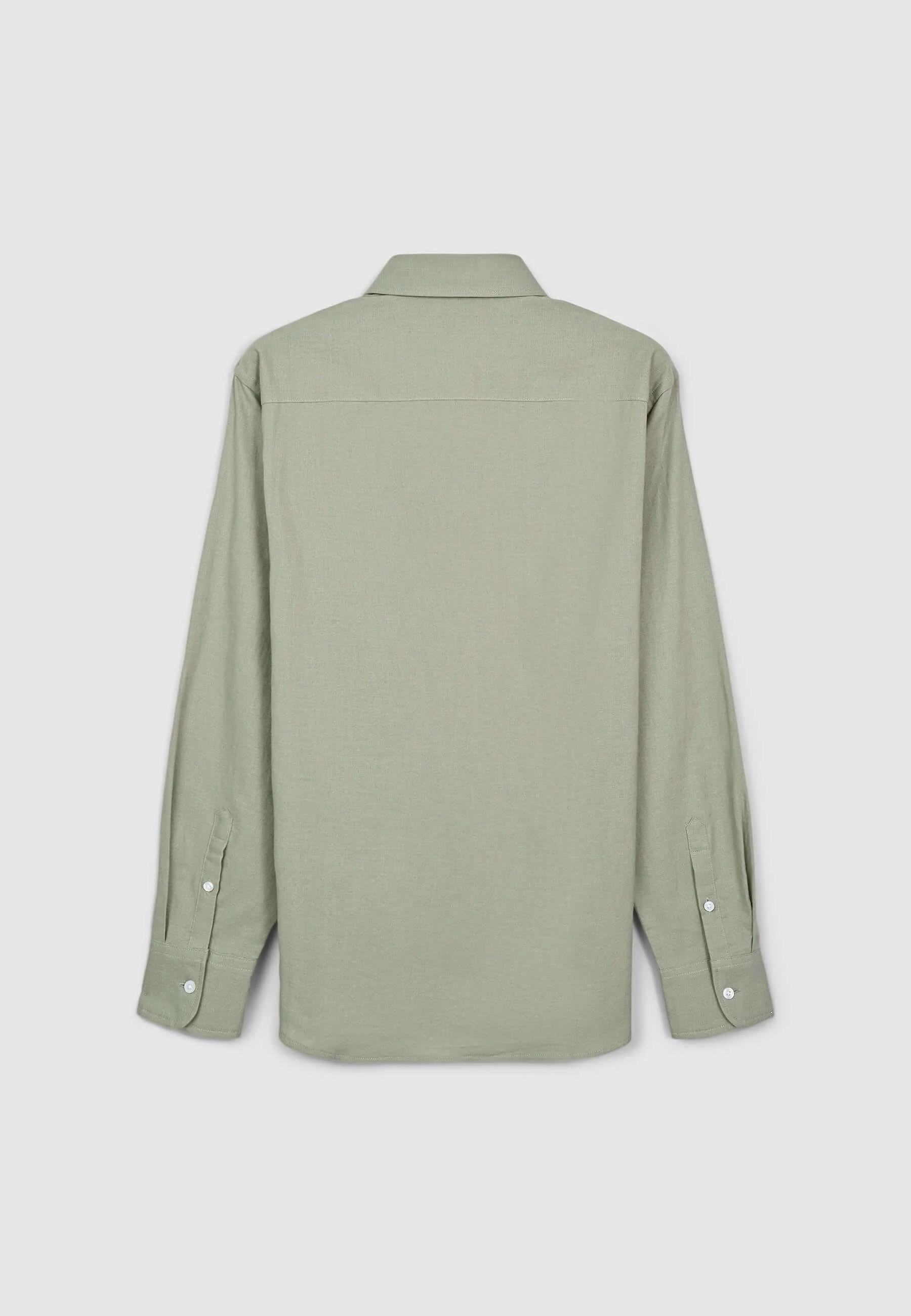 Camicia classica misto lino - Image 5