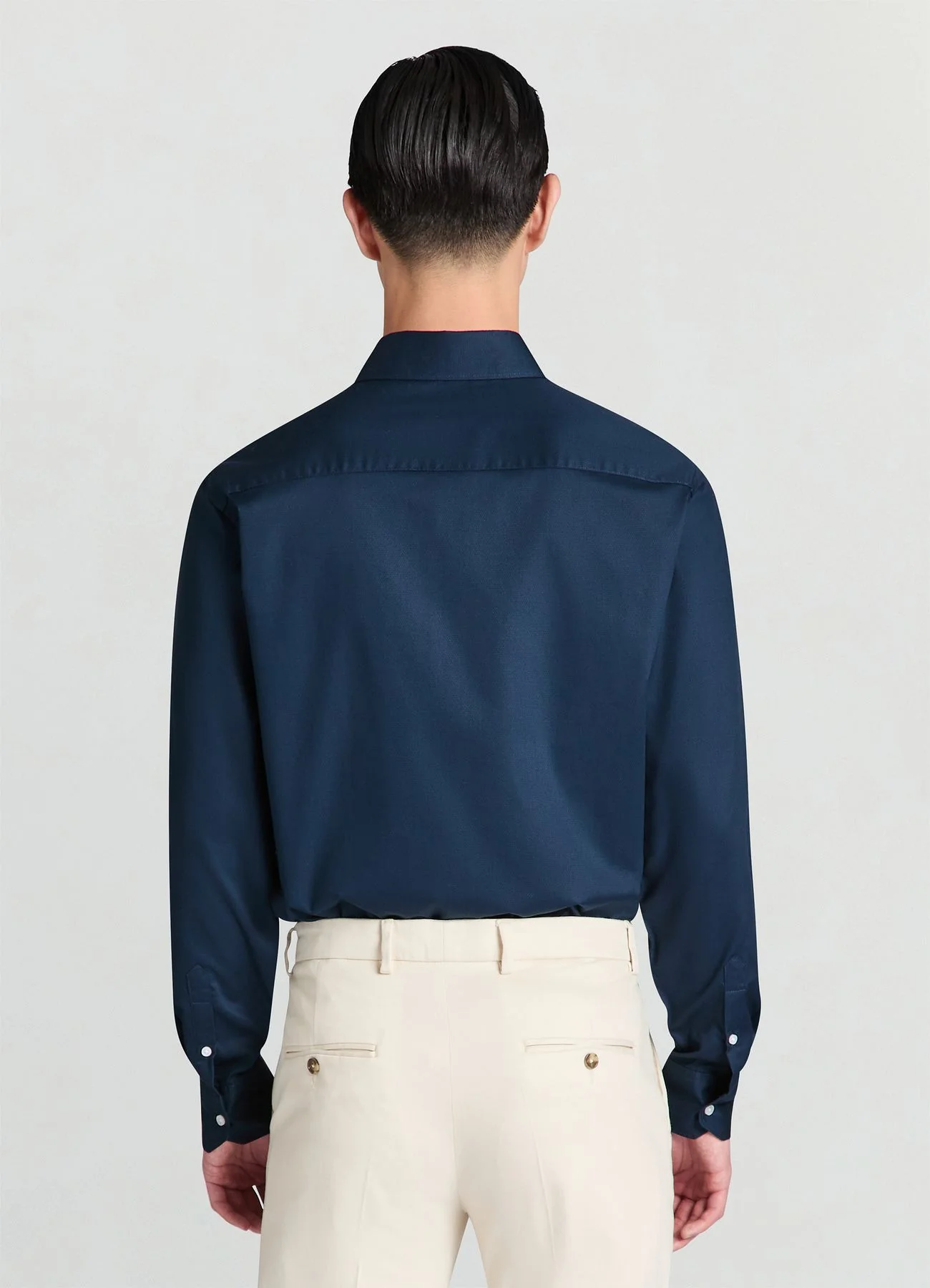 Camicia classica tessuto operato