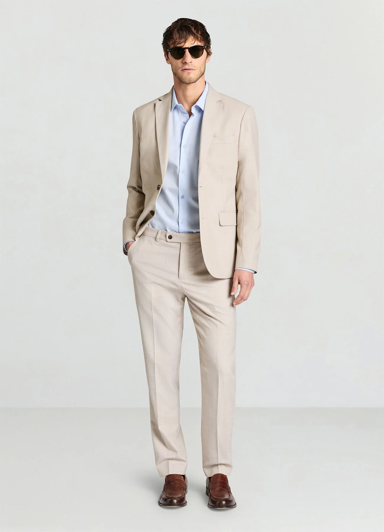 Camicia classica tessuto operato - Image 2