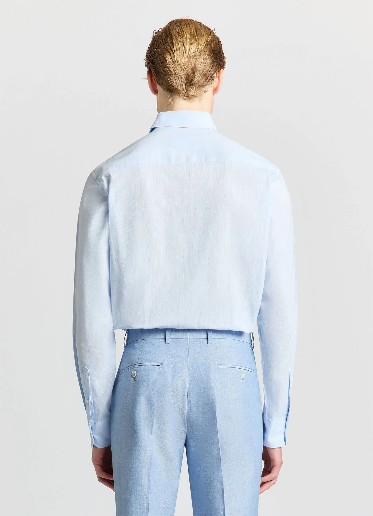 Camicia classica tessuto operato - Image 2