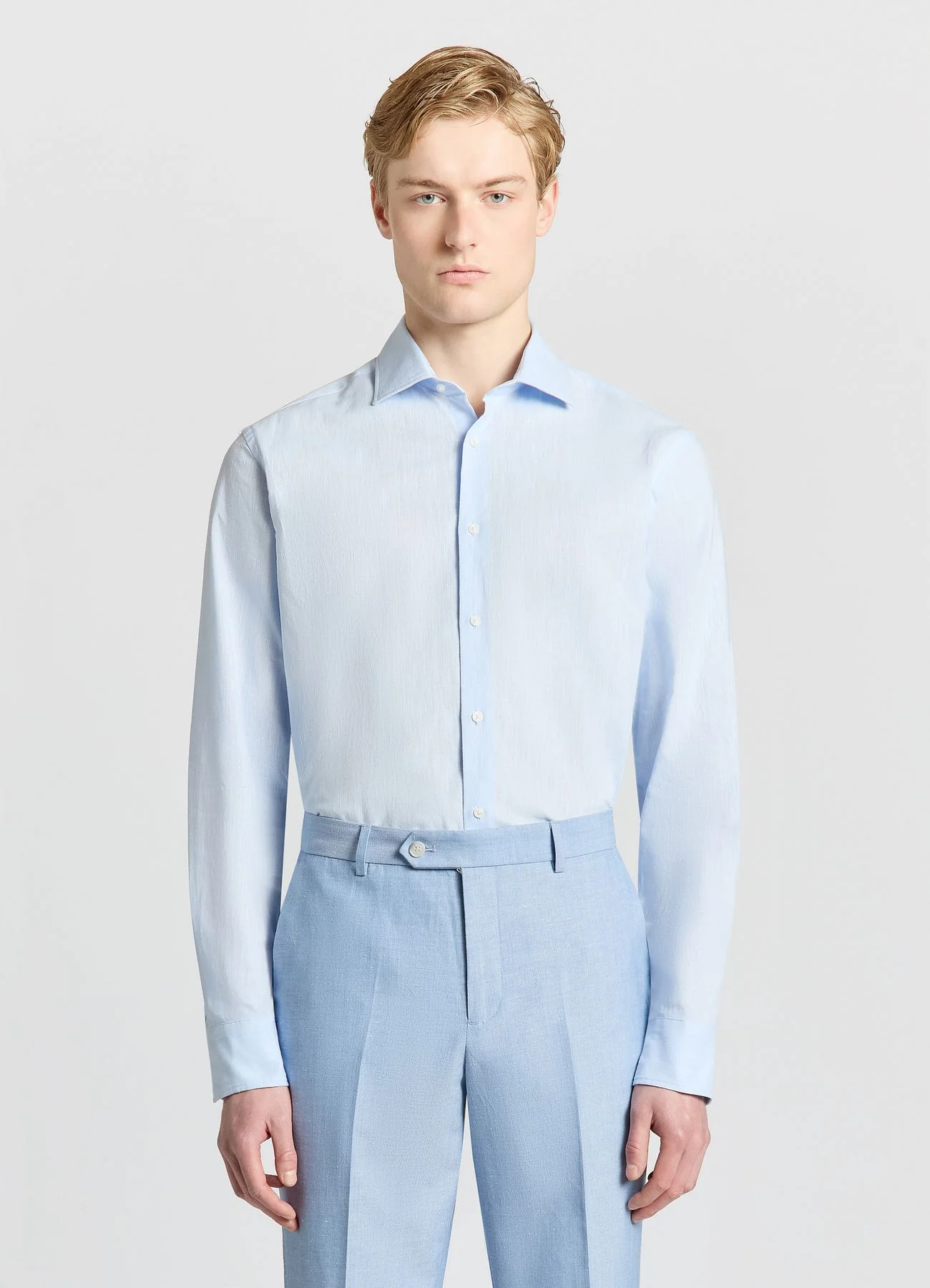 Camicia classica tessuto operato - Image 3