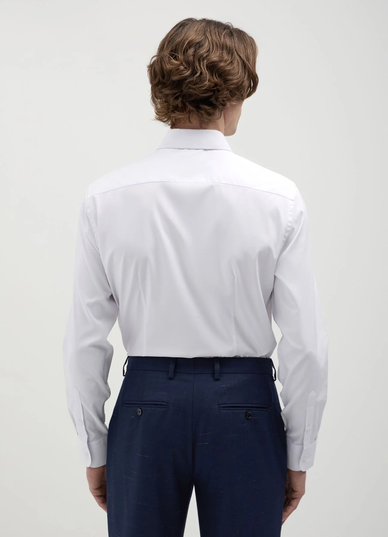 Camicia classica tinta unita - Image 2