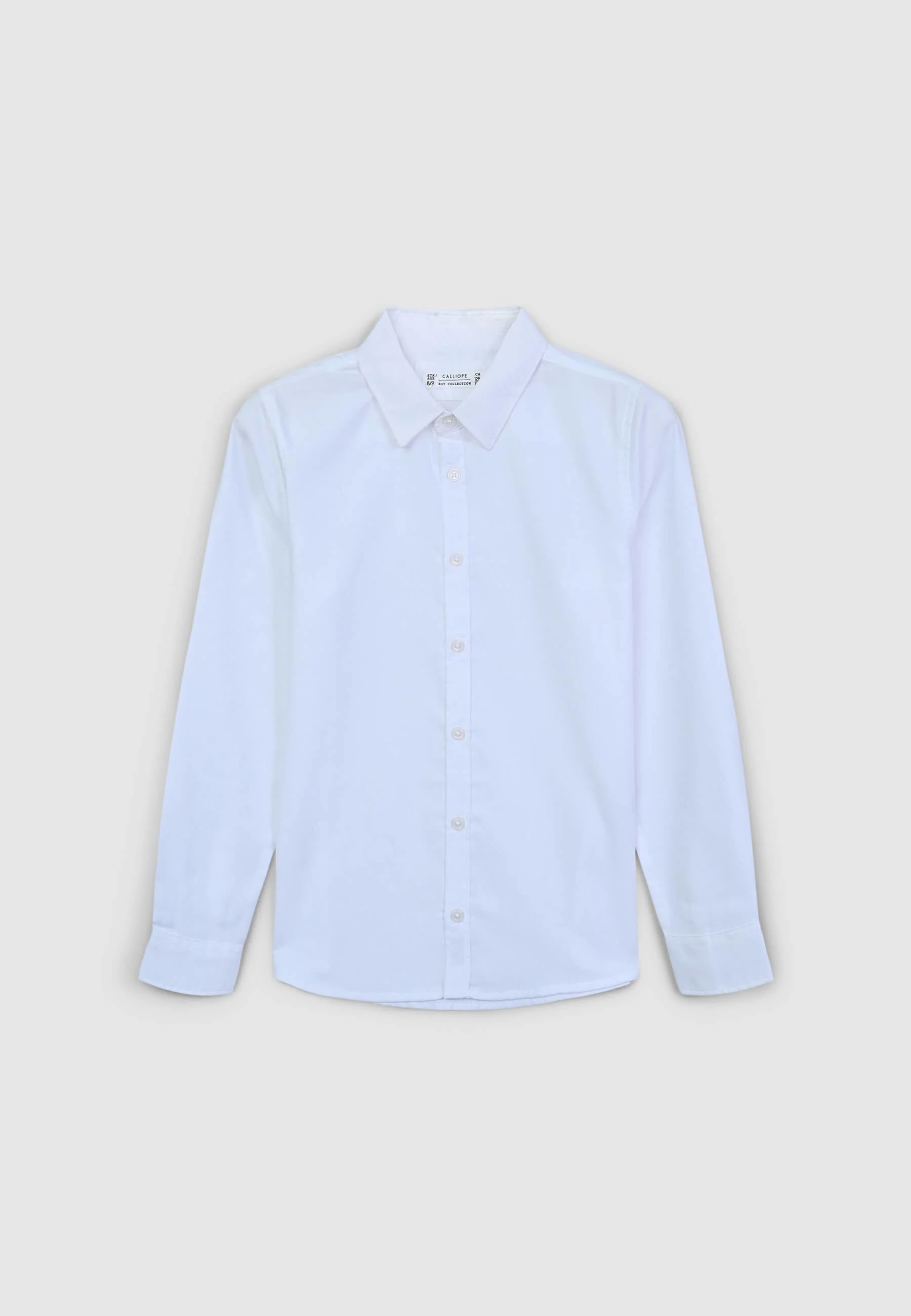 Camicia classica tinta unita - Image 4