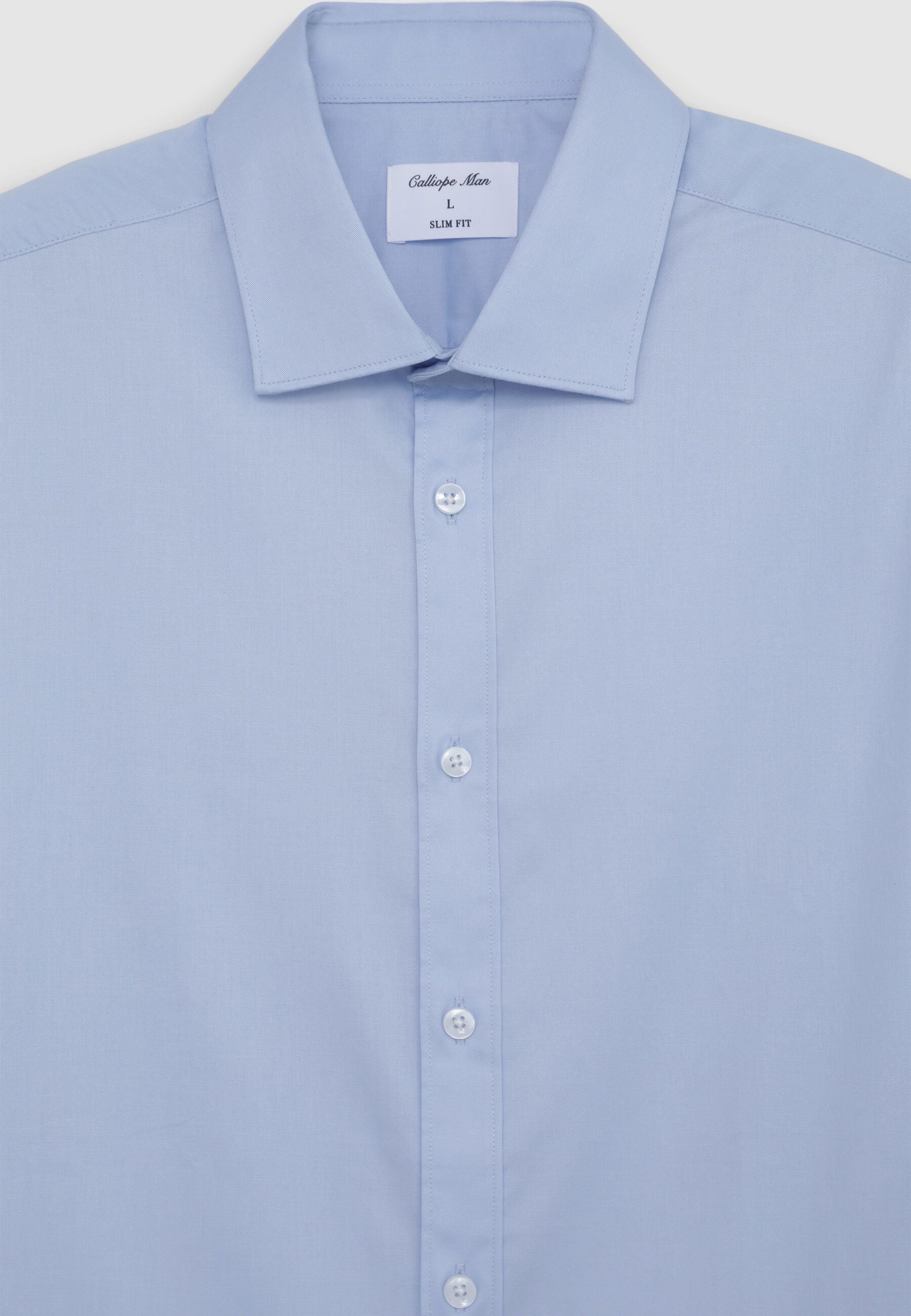 Camicia classica tinta unita - Image 5