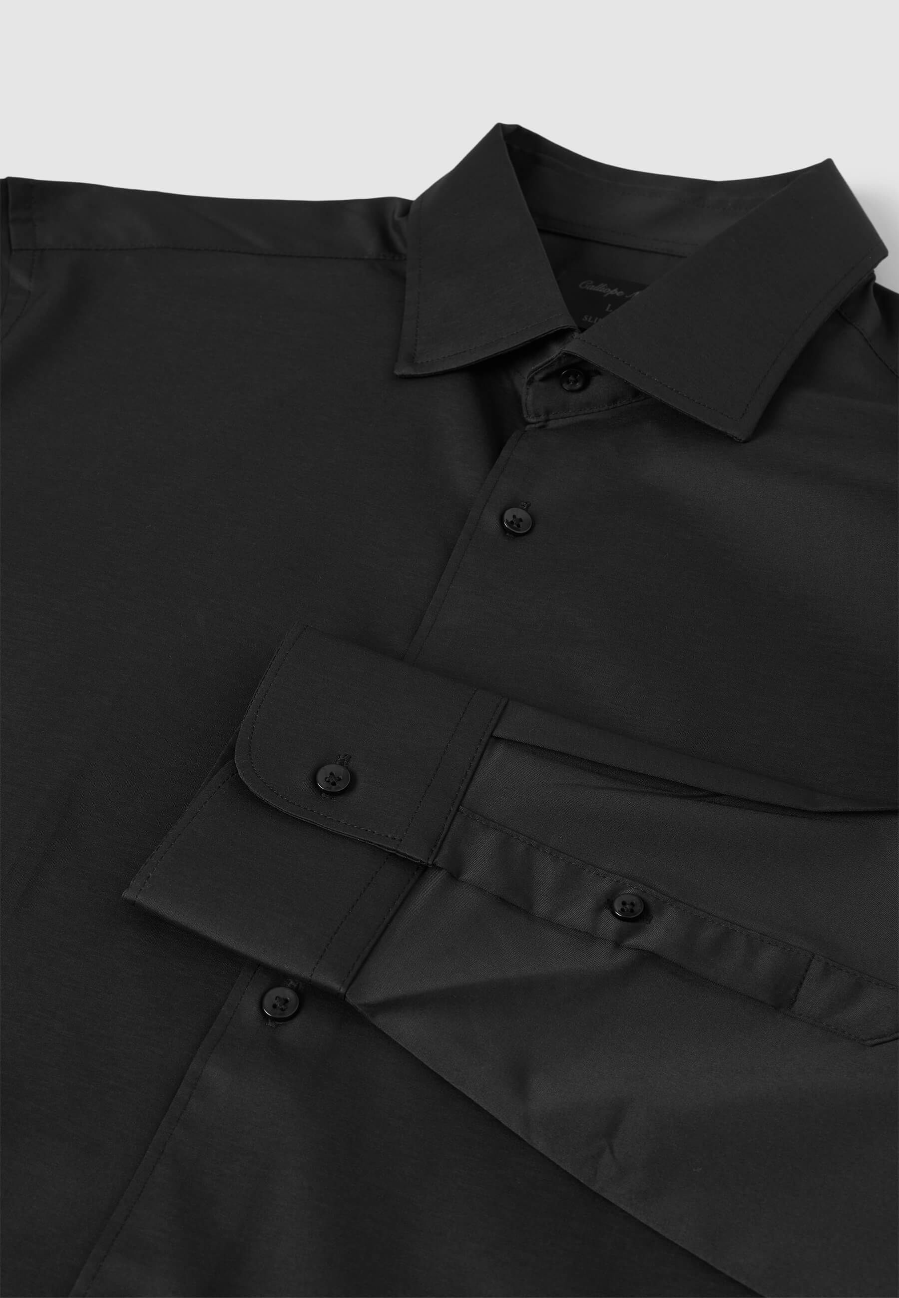 Camicia classica tinta unita - Image 5