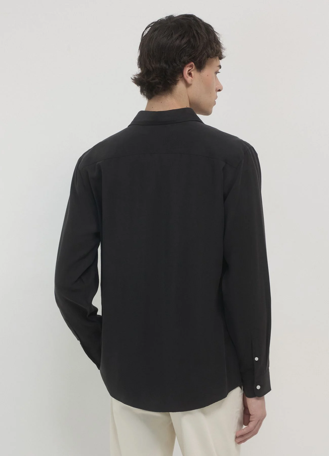 Camicia classica tinta unita - Image 2