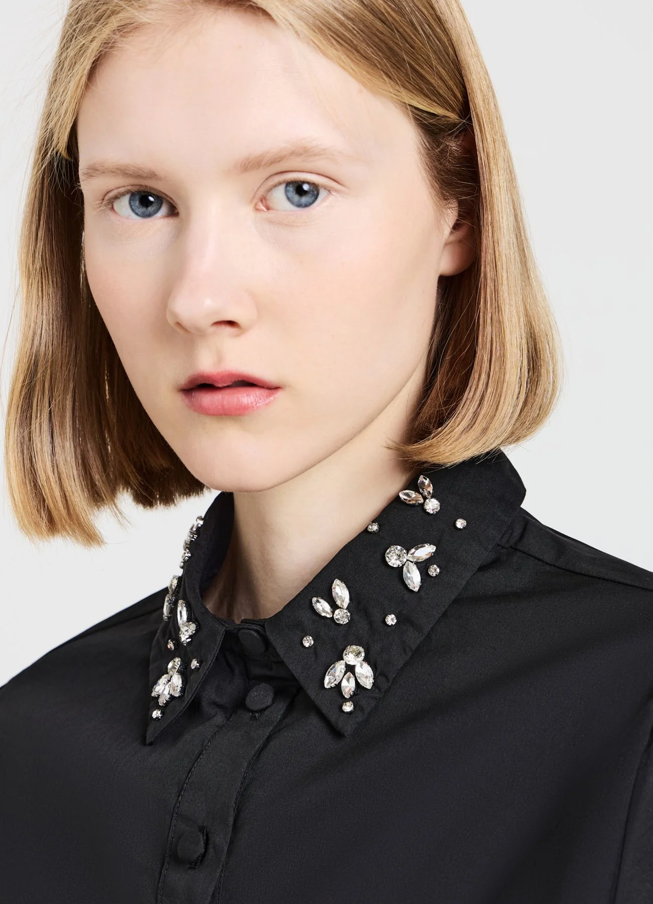 Camicia colletto strass - Image 2