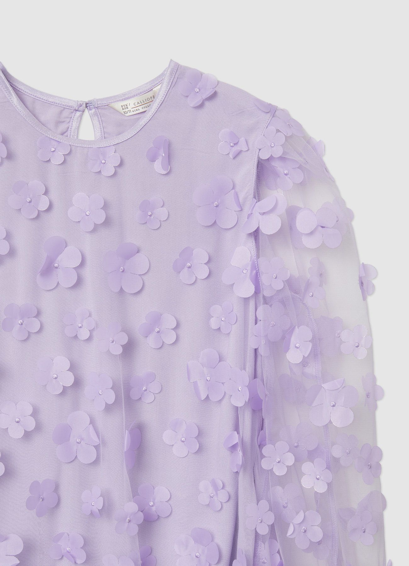 Camicia con applicazioni floreali - Image 2