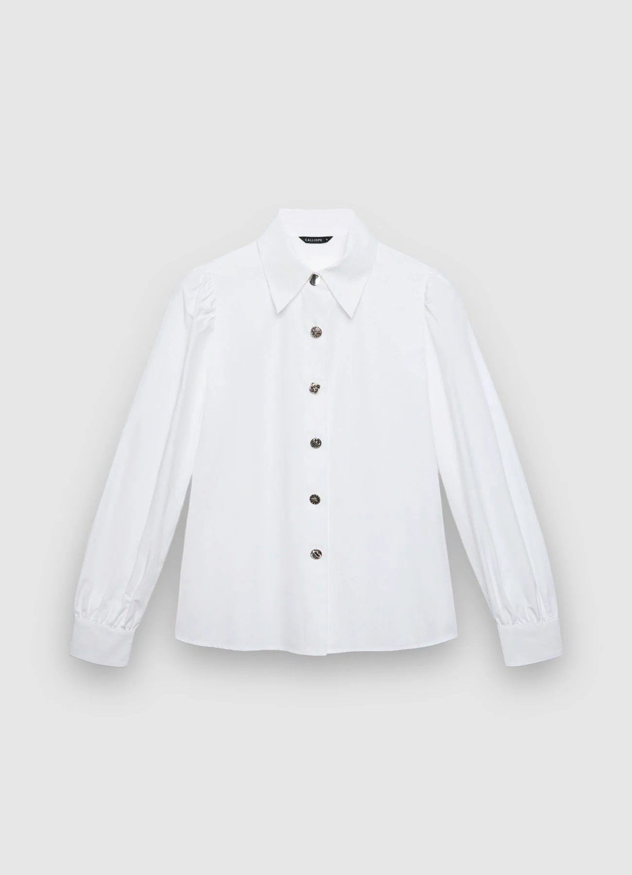 Camicia con bottoni oro - Image 6