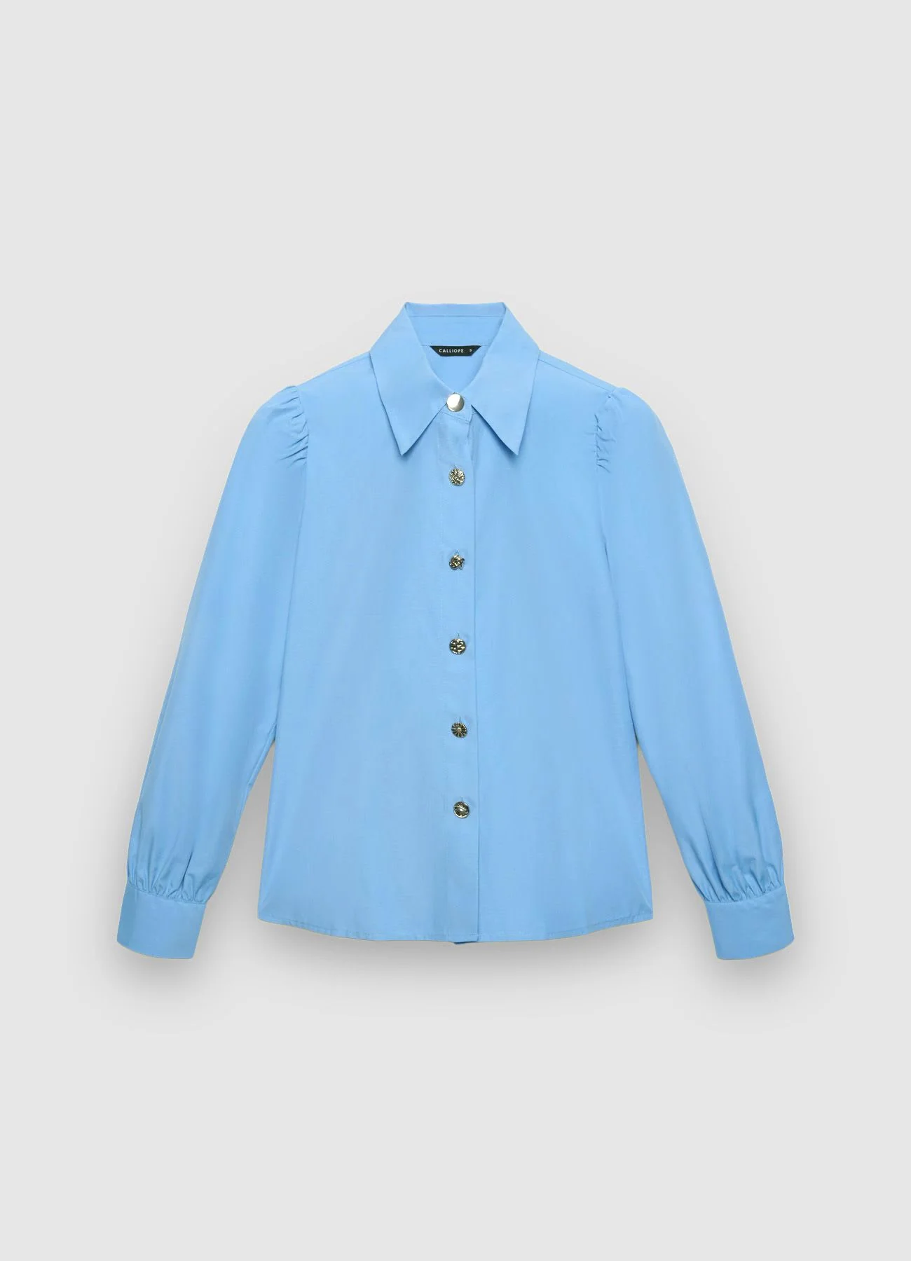 Camicia con bottoni oro - Image 5