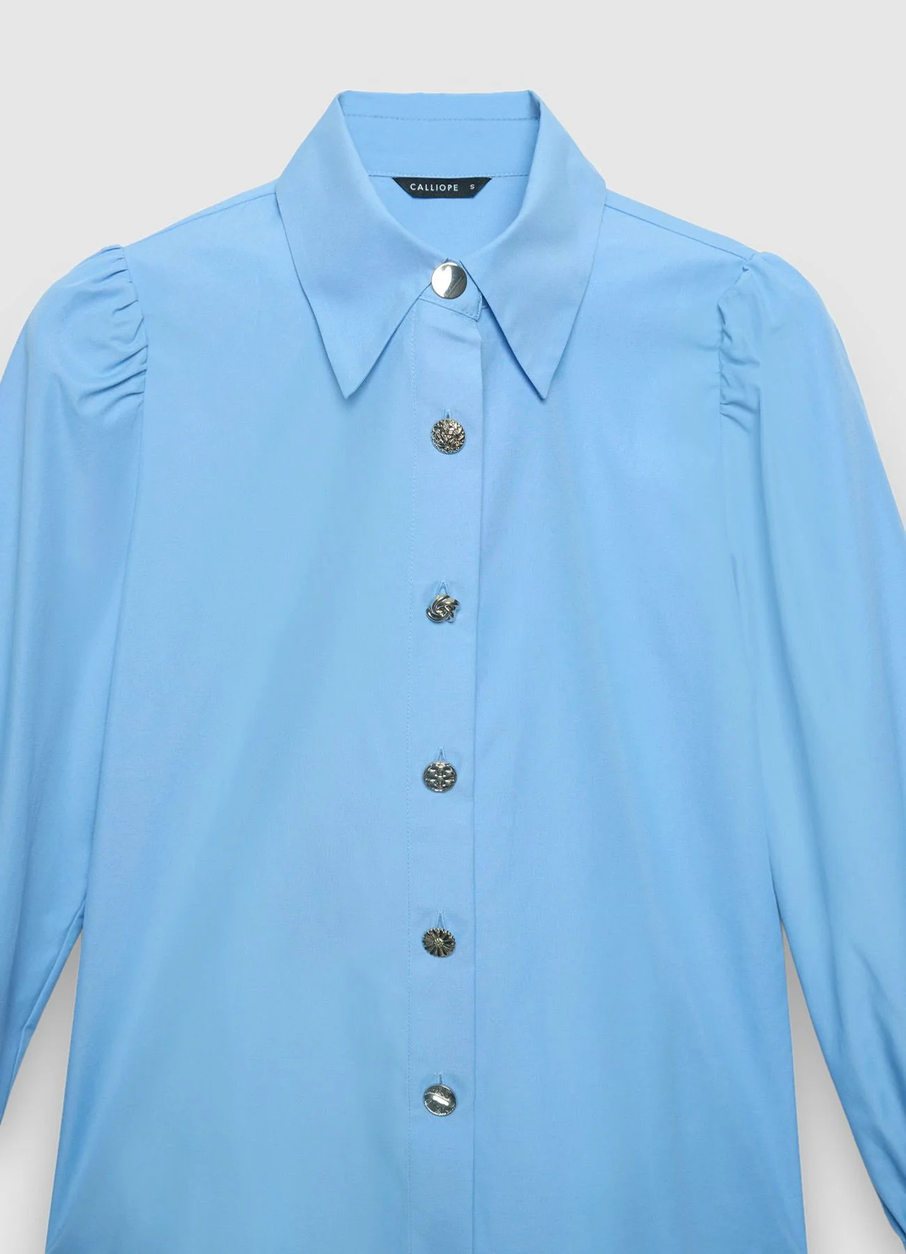 Camicia con bottoni oro - Image 6