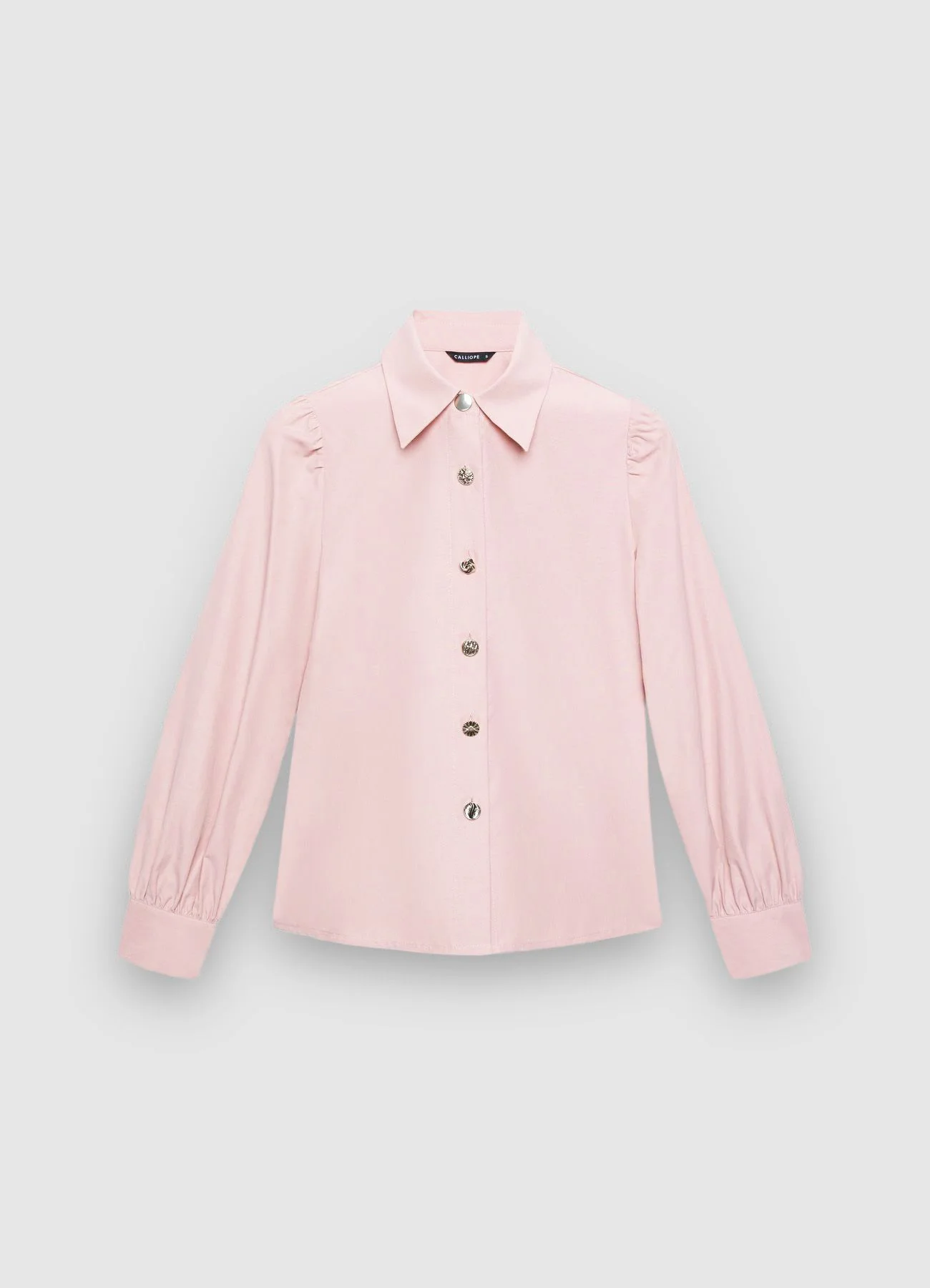 Camicia con bottoni oro - Image 5