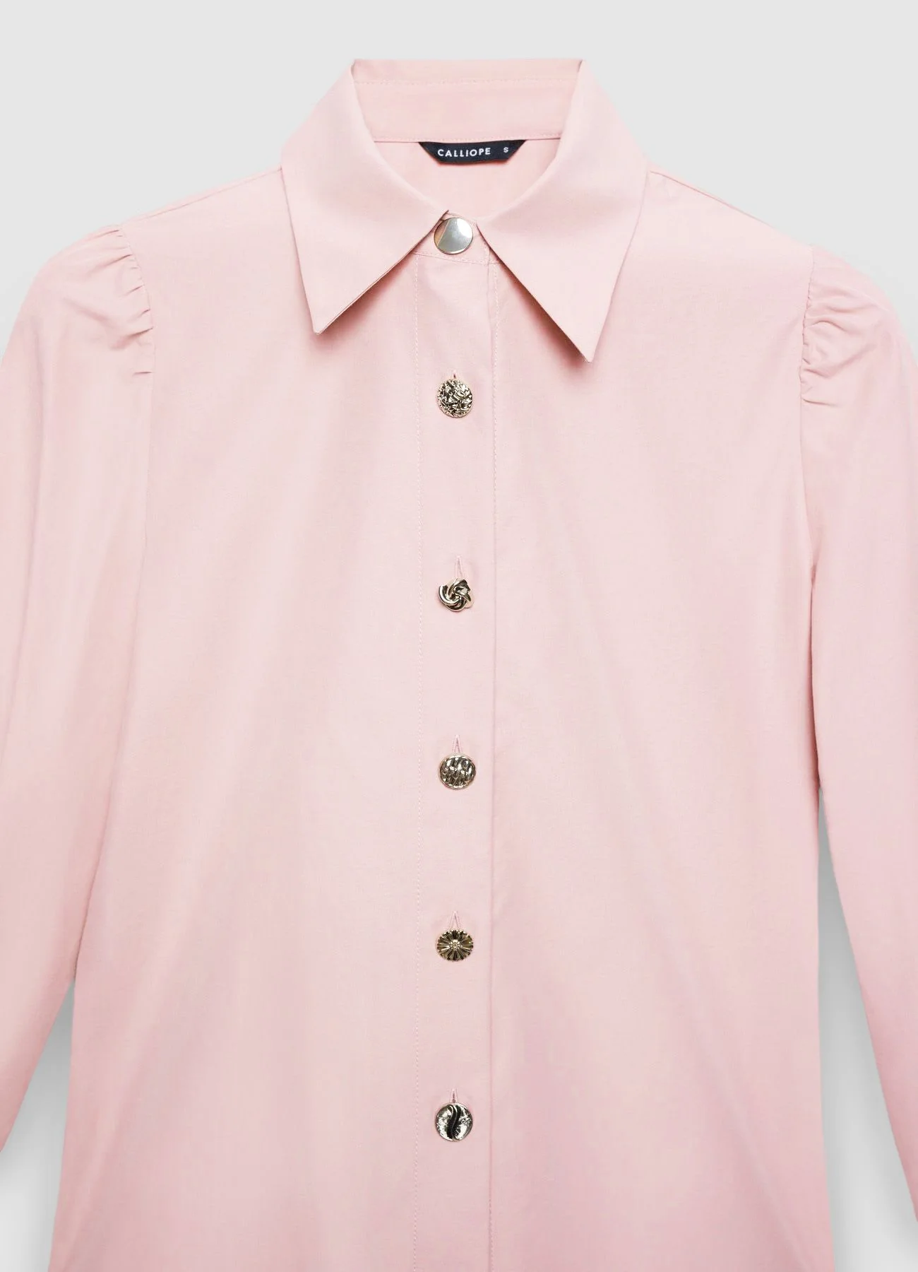 Camicia con bottoni oro - Image 6