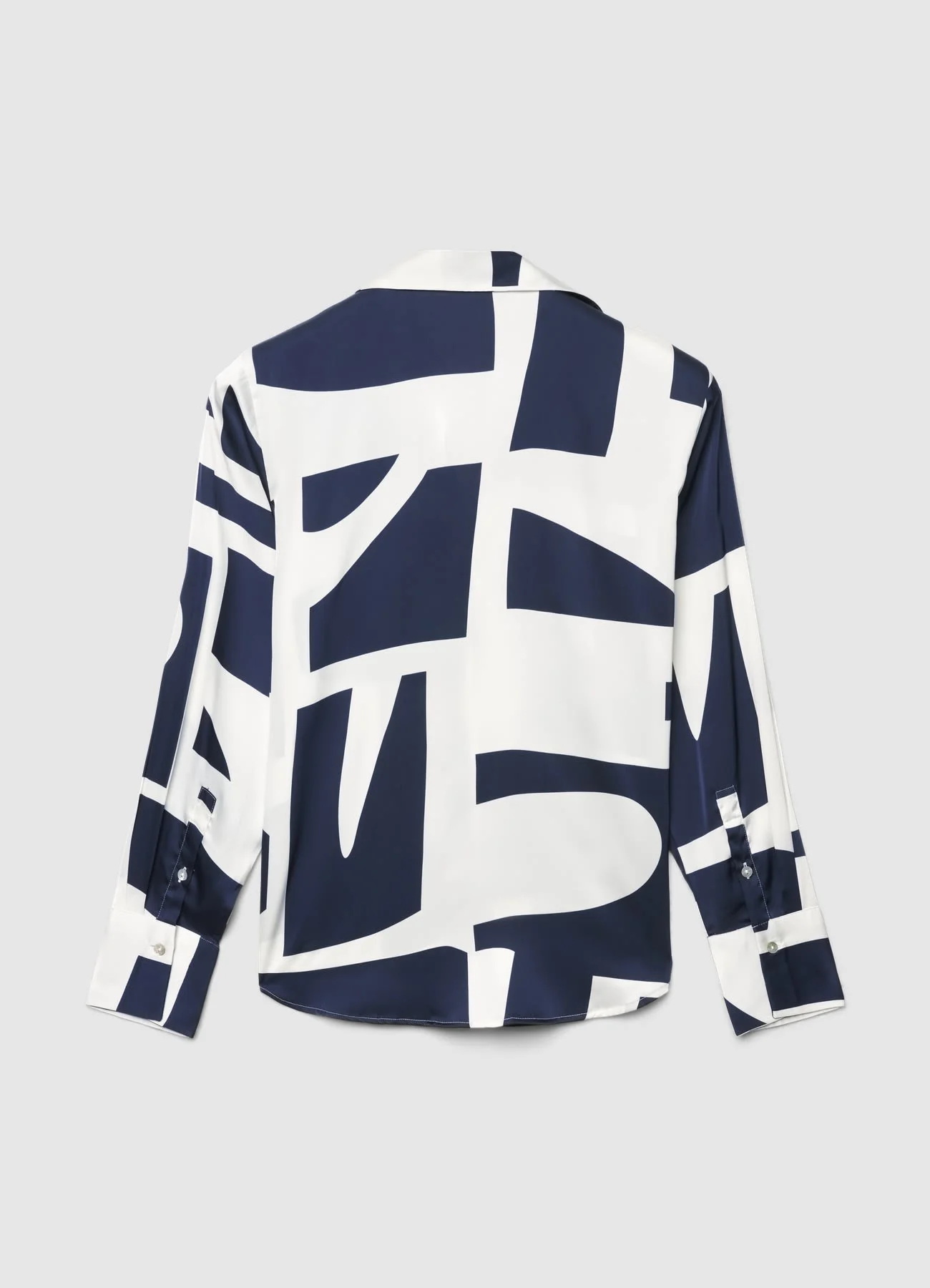 Camicia con colletto classico e stampe - Image 5