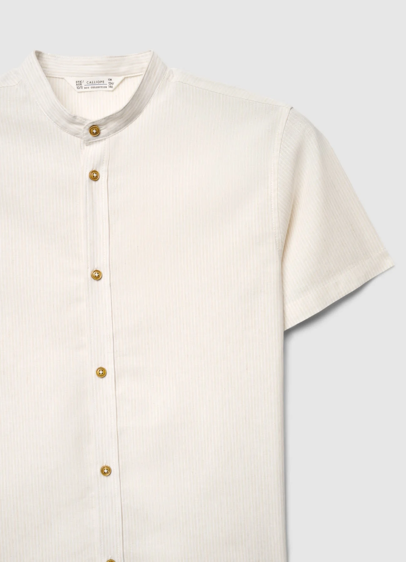 Camicia con collo alla coreana - Image 3