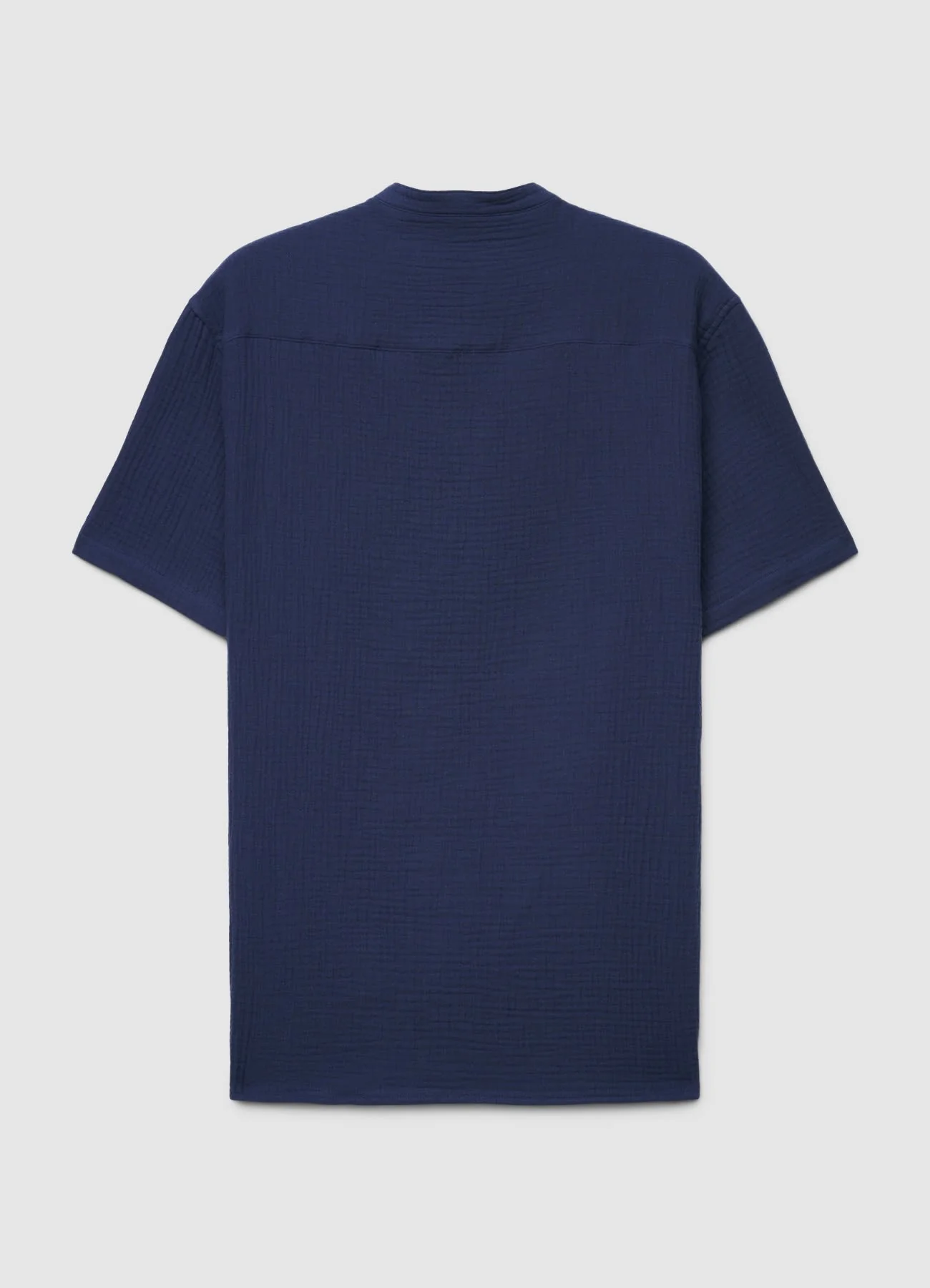 Camicia con collo alla coreana e bottoni - Image 6