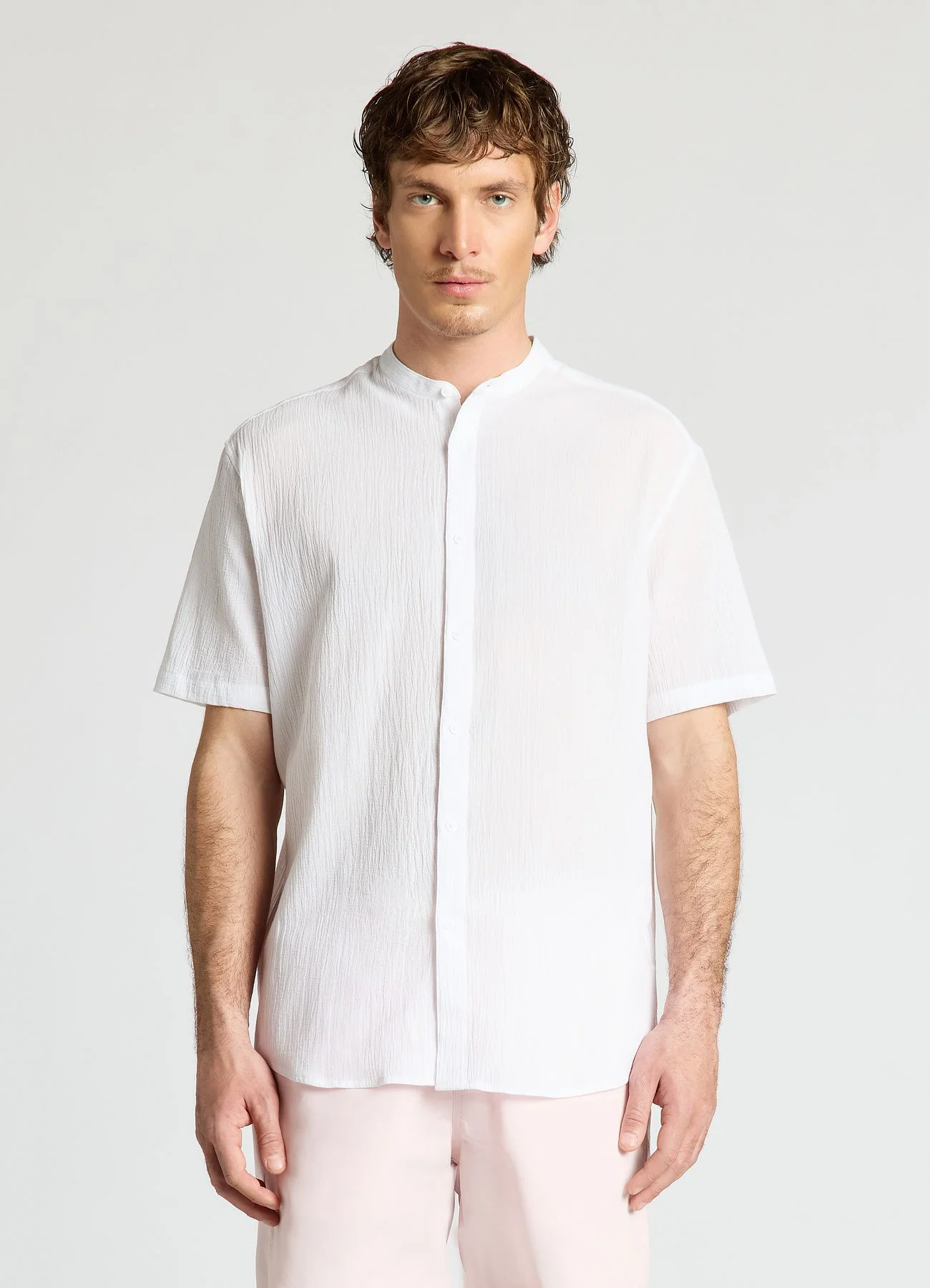 Camicia con collo coreana - Image 3