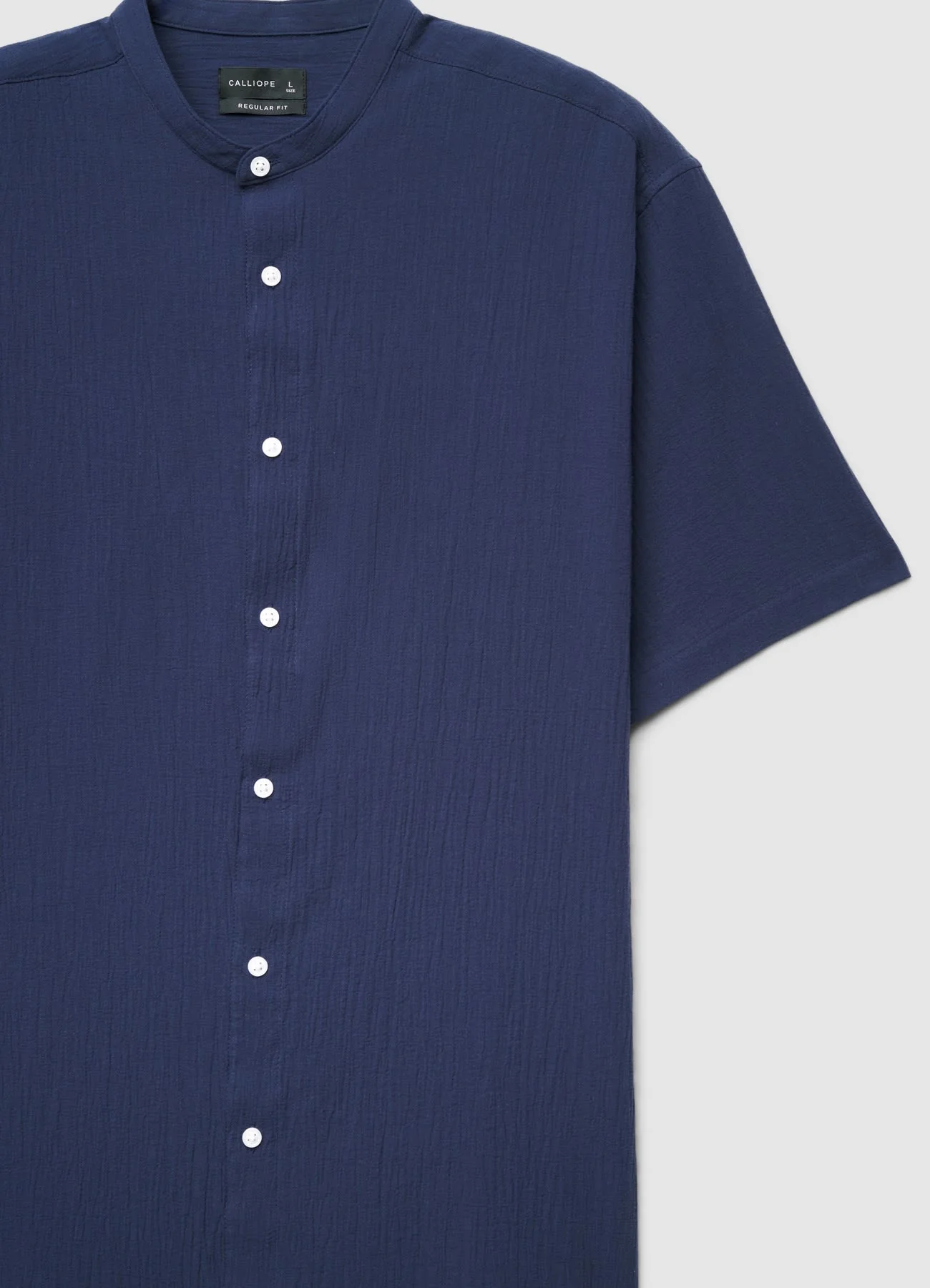 Camicia con collo coreana - Image 4
