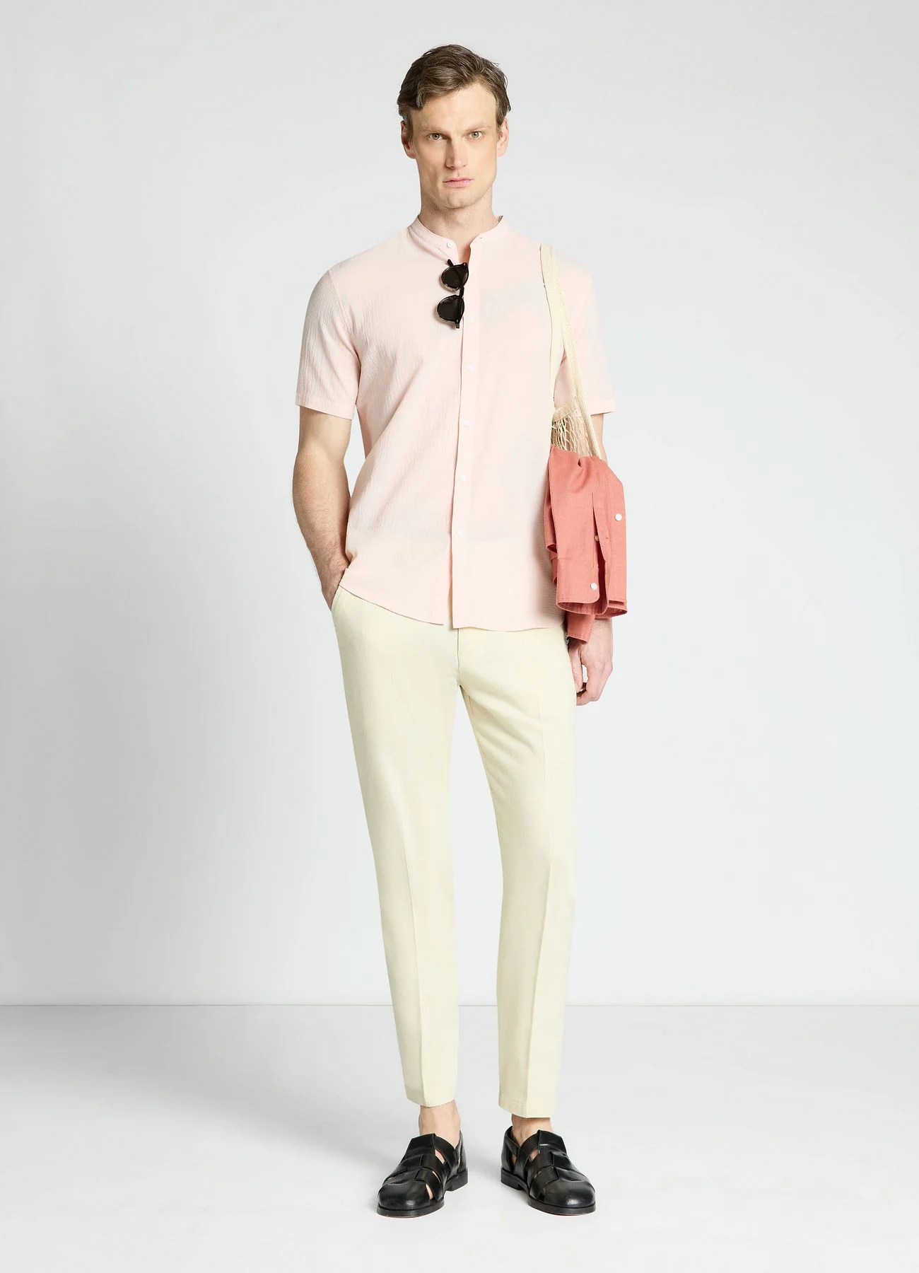 Camicia con collo coreana