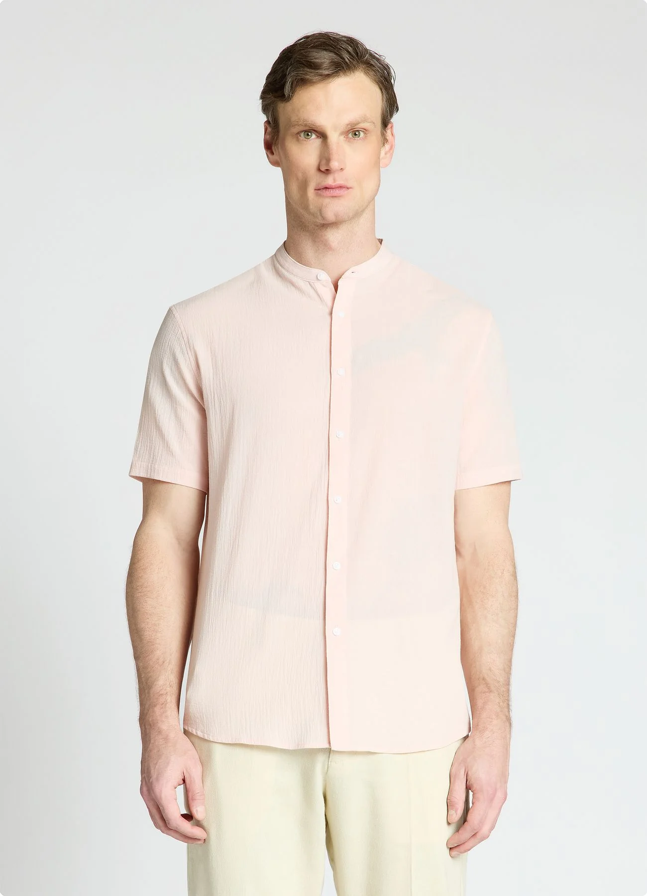 Camicia con collo coreana - Image 3