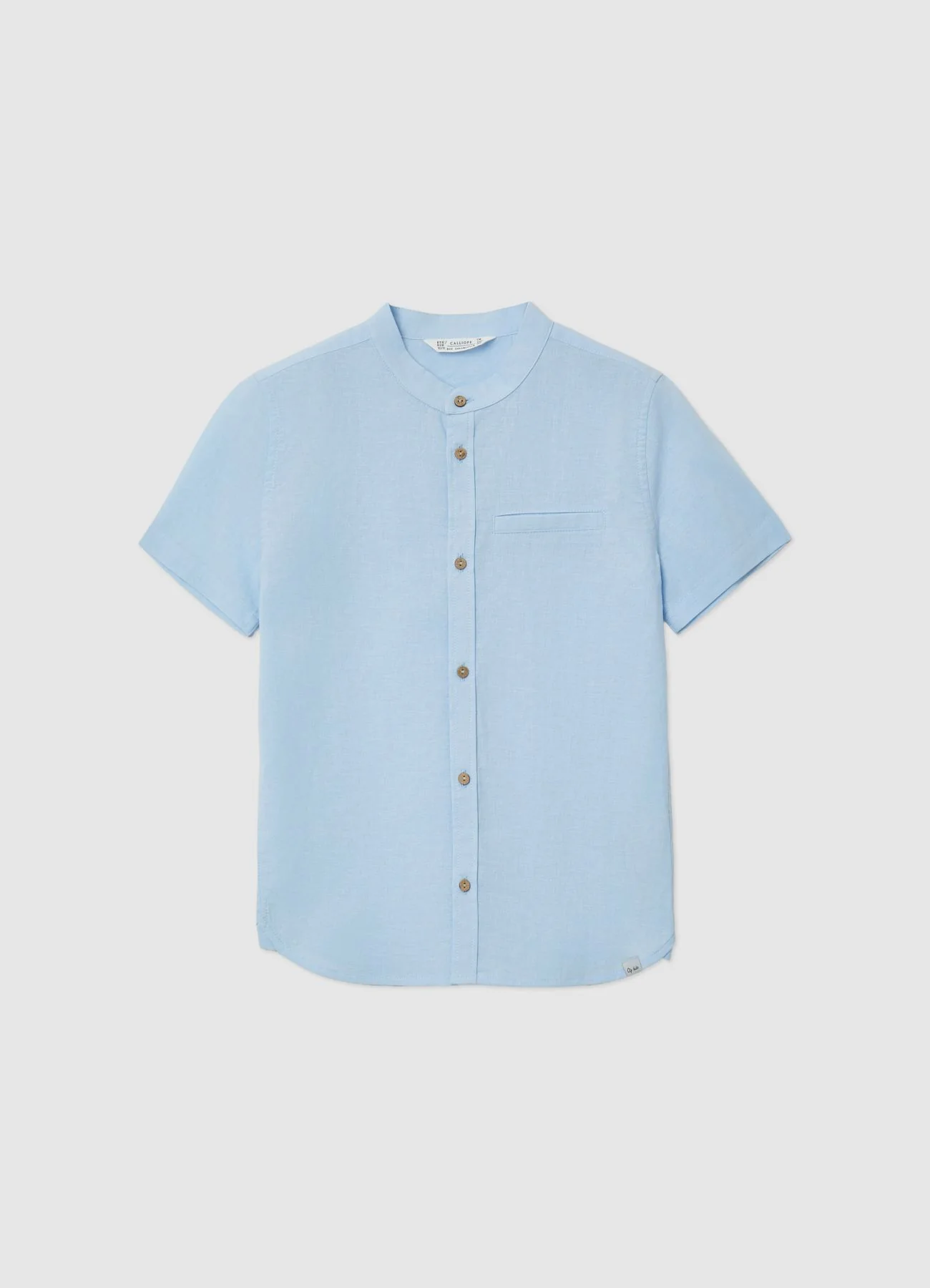 Camicia con collo coreano - Image 2