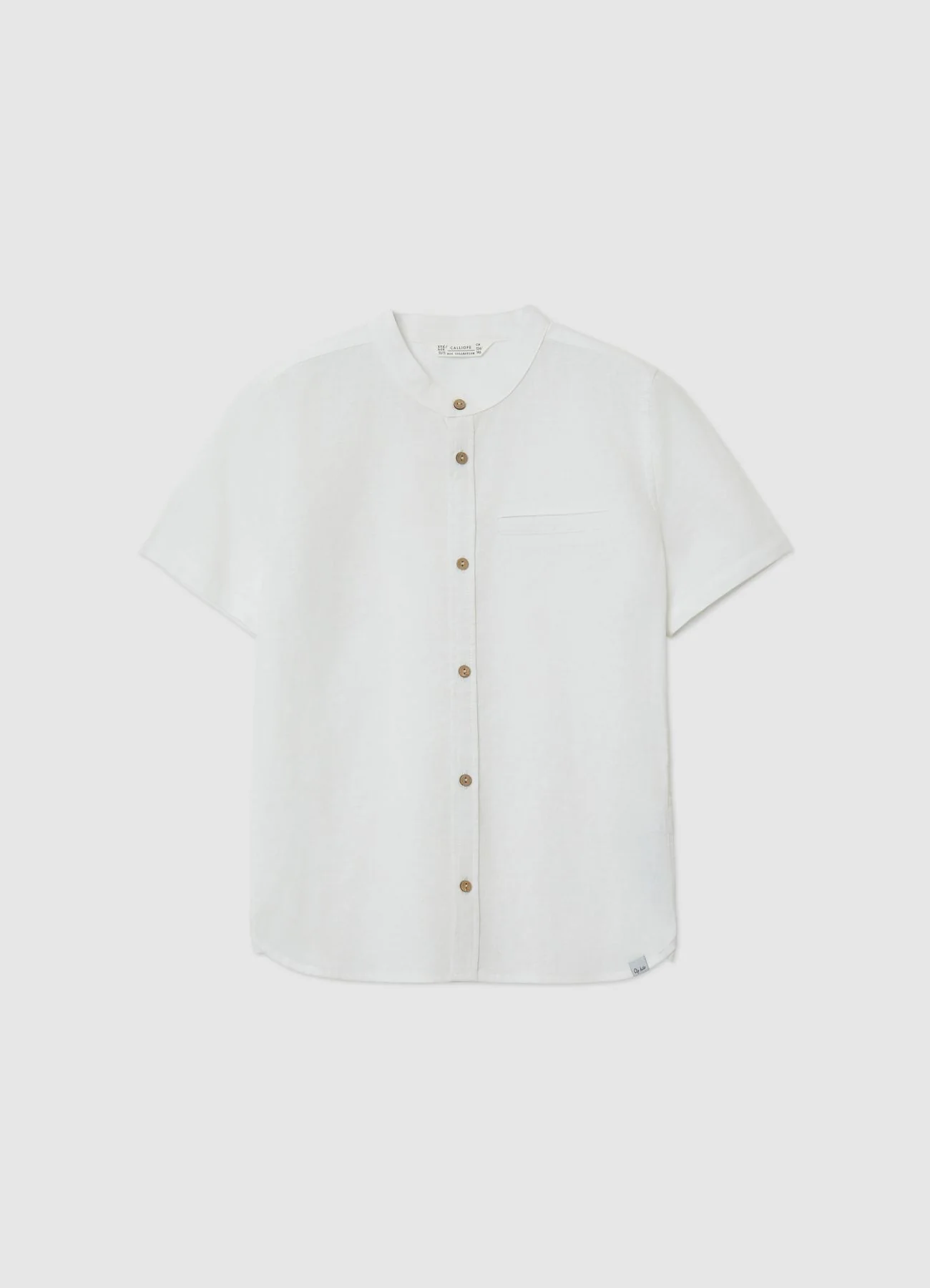 Camicia con collo coreano - Image 3