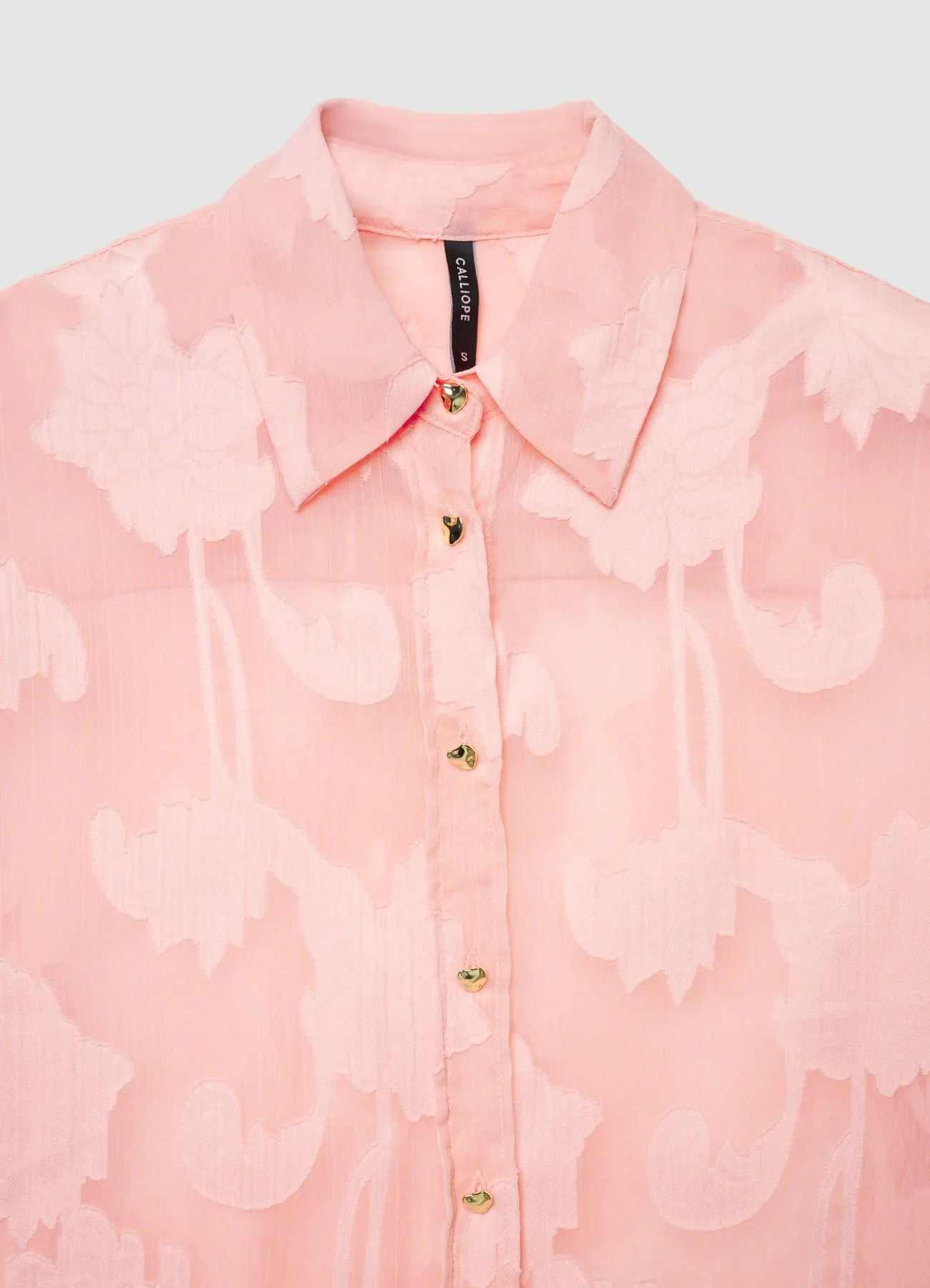 Camicia con motivo floreale devoré - Image 6