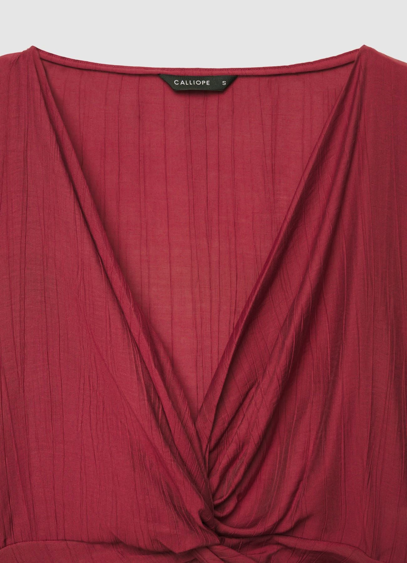 Camicia con nodo con volant - Image 5