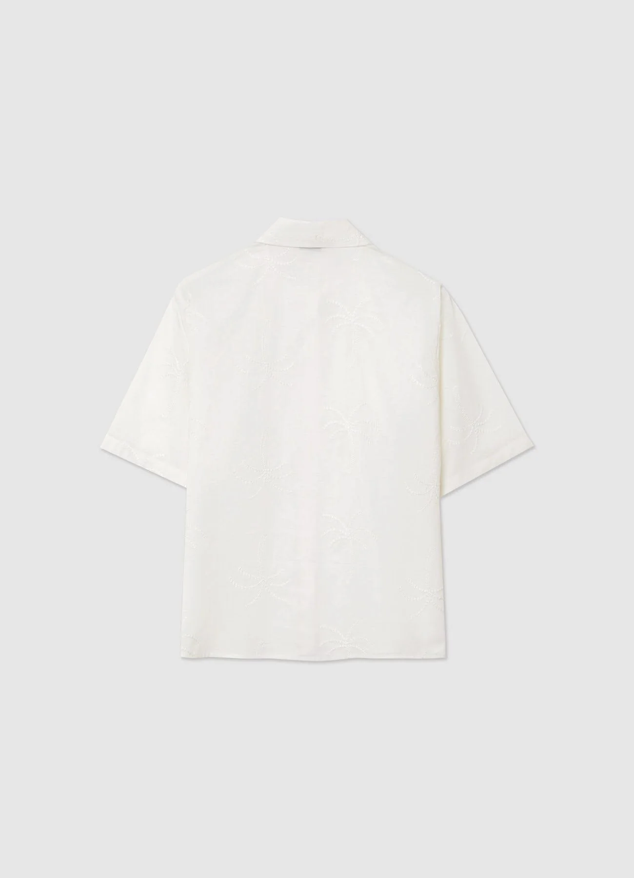 Camicia con ricamo palme - Image 4