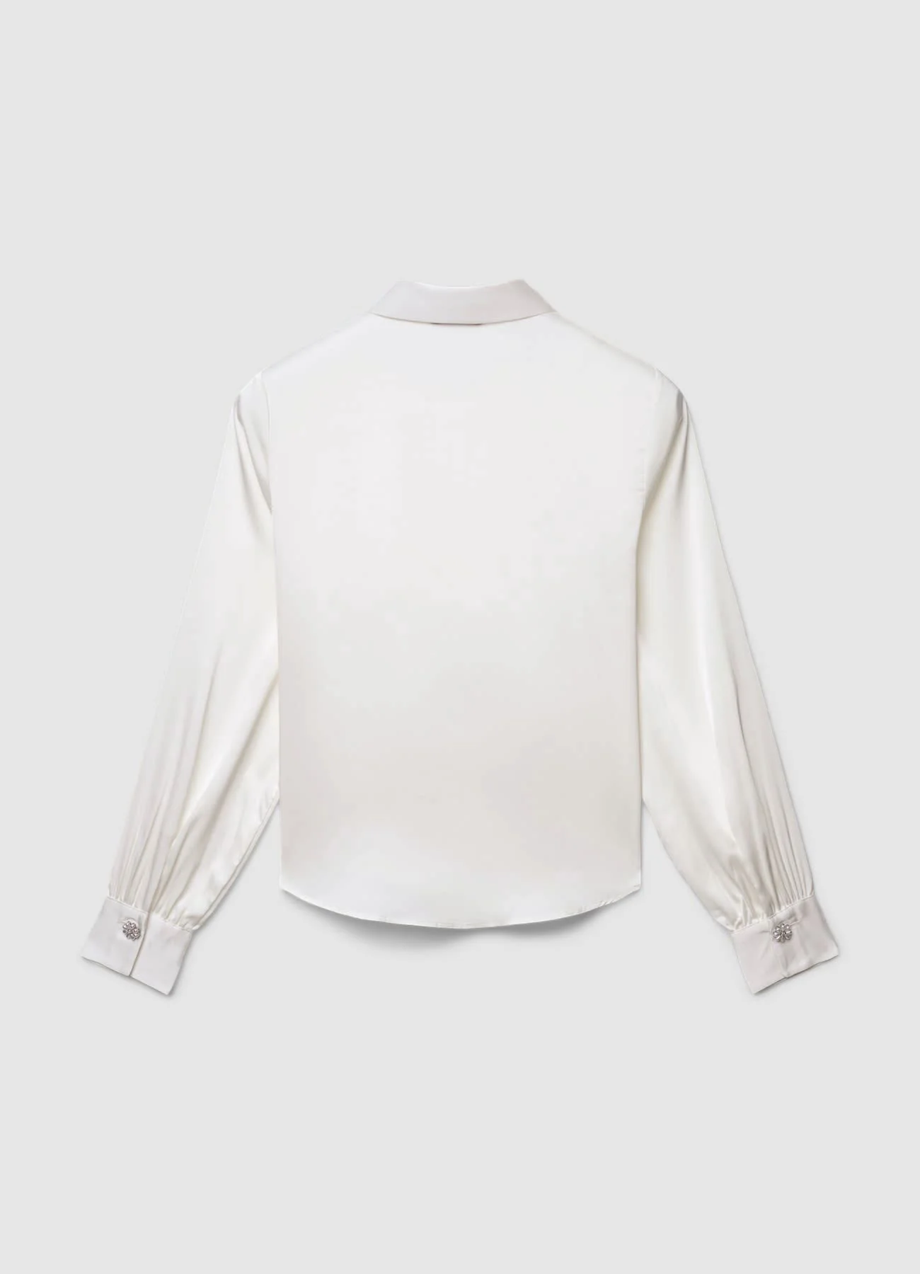 Camicia con rouches e bottoni gioiello - Image 4