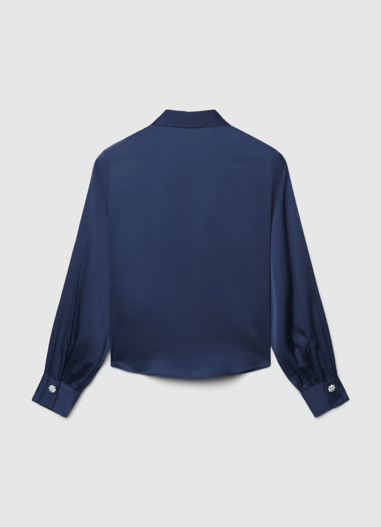 Camicia con rouches e bottoni gioiello - Image 6