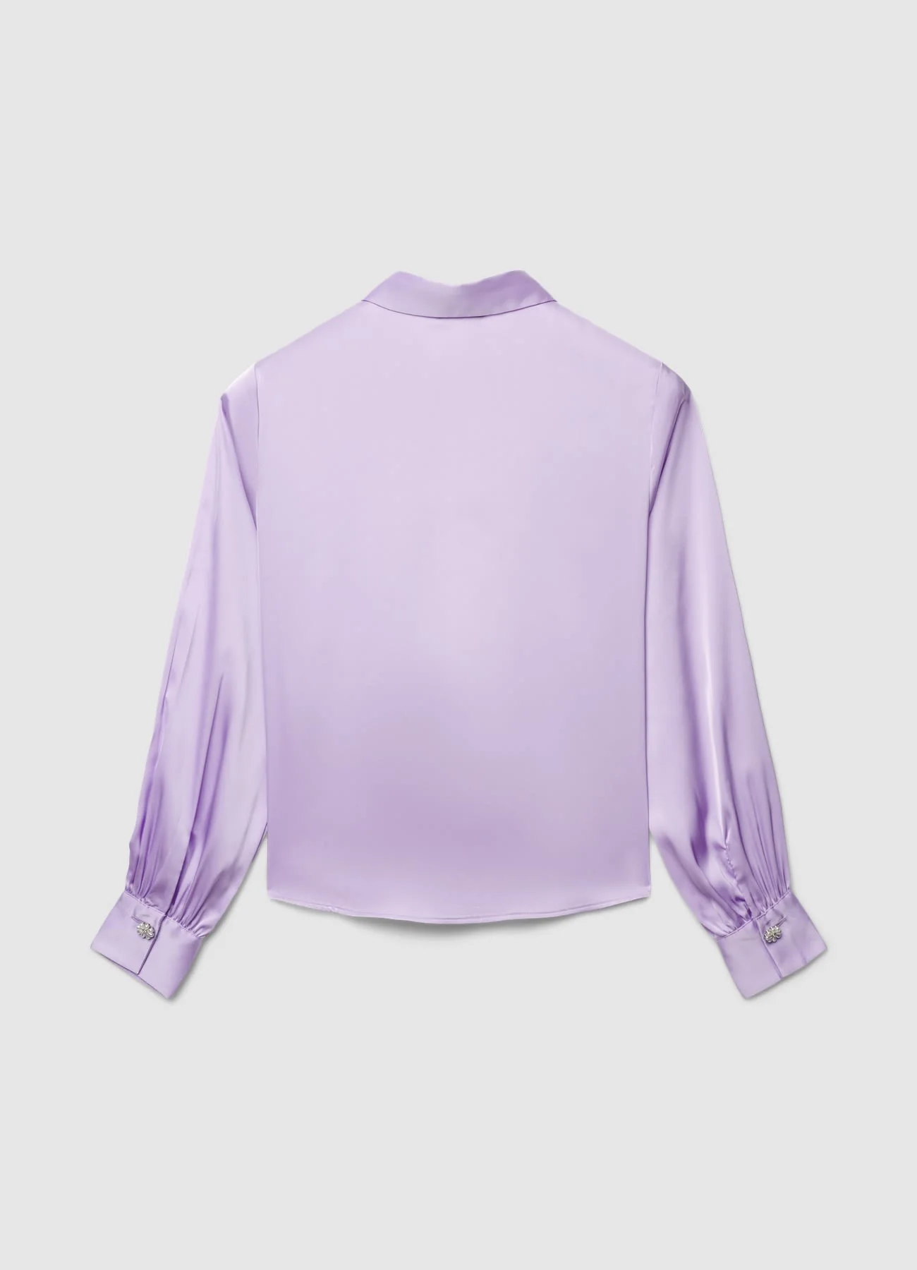 Camicia con rouches e bottoni gioiello - Image 4