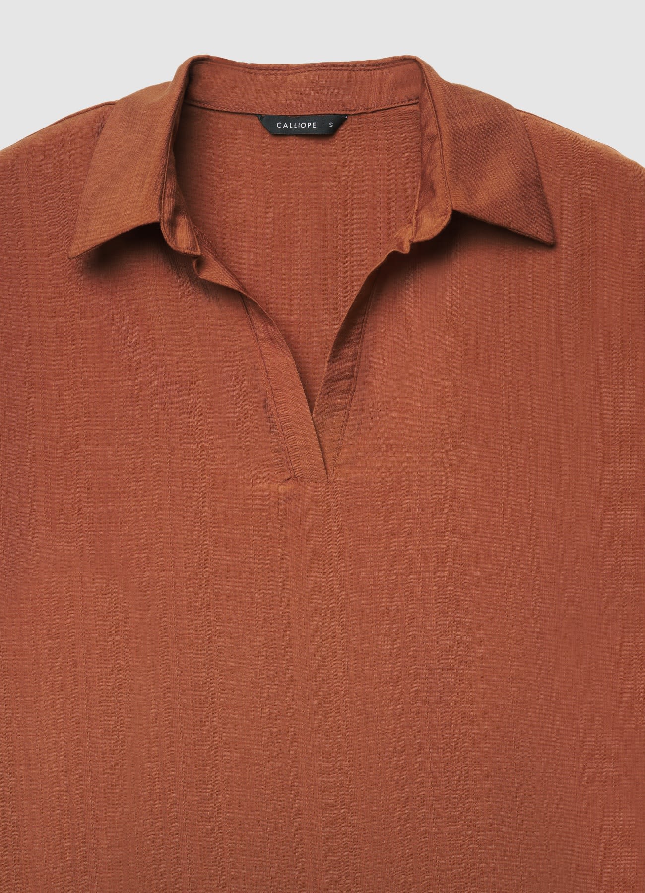 Camicia con scollo a V - Image 4